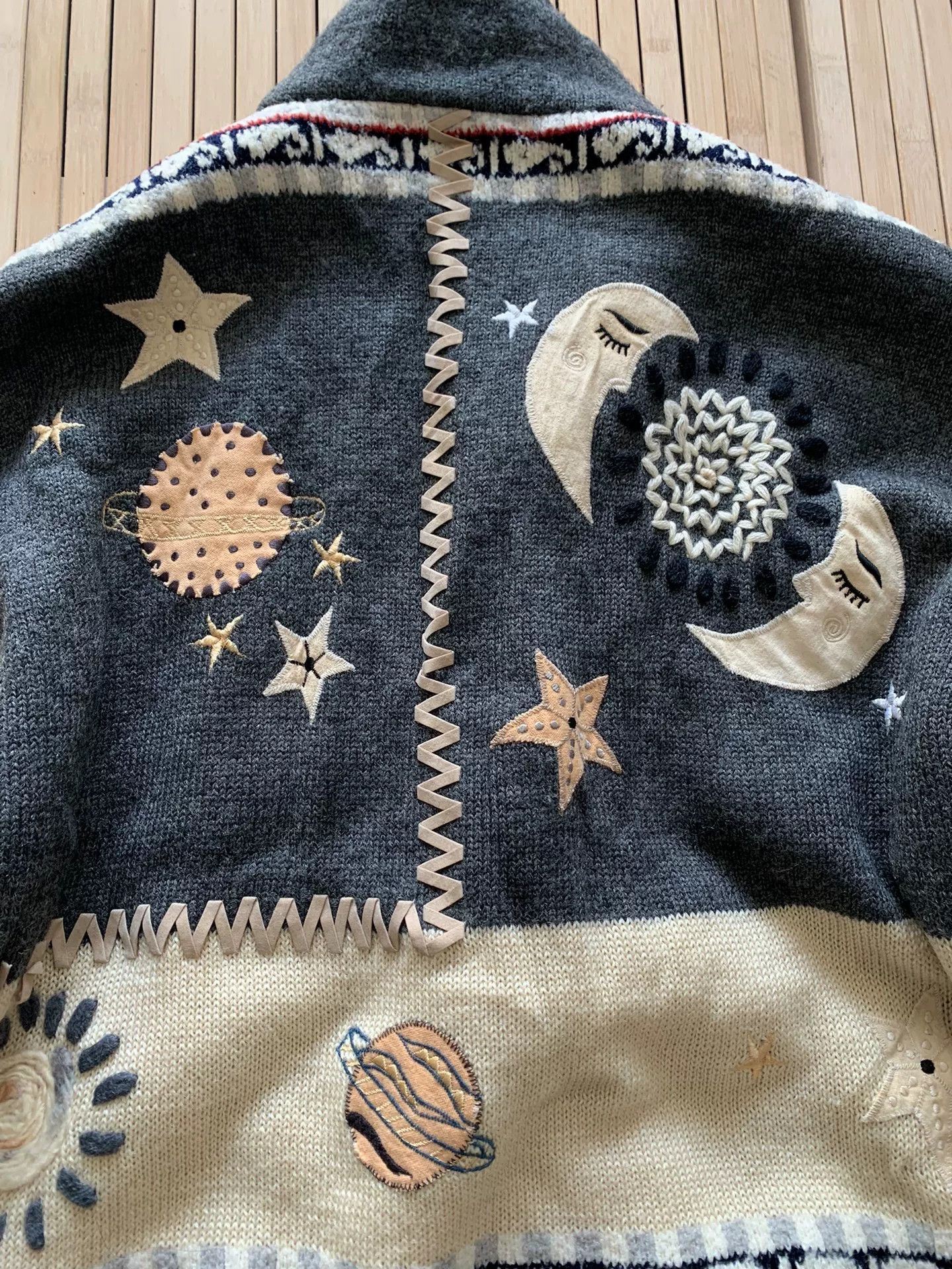 Vintage Vintage Japanese Wool Oversized Sweater Size M / US 6-8 / IT 42-44 - 8 Thumbnail