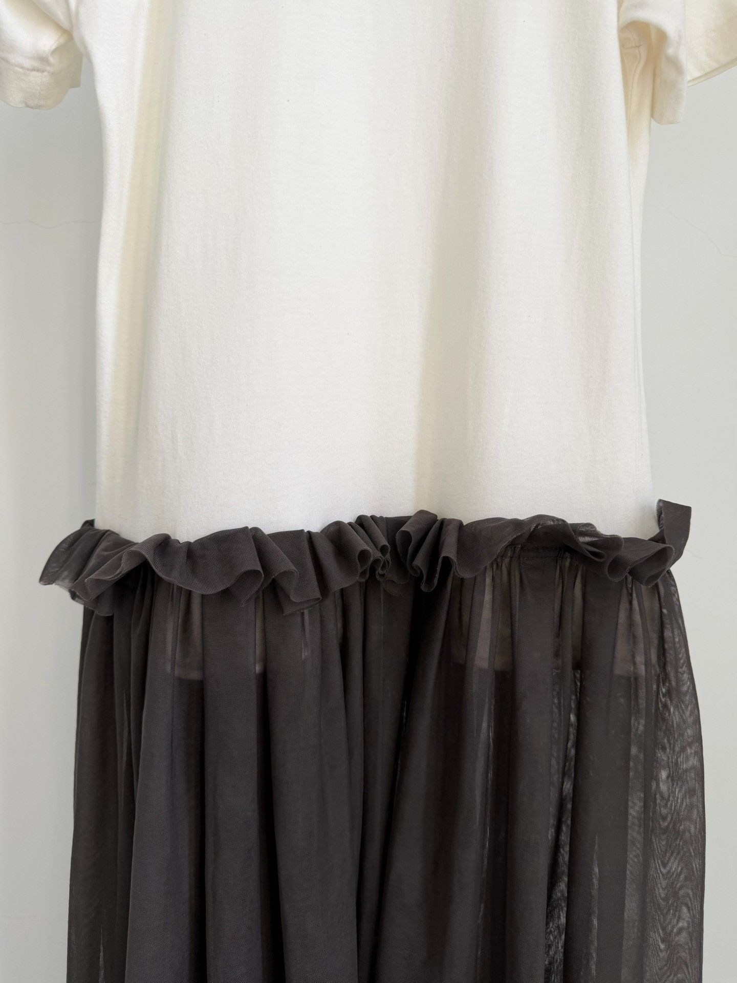 Rei Kawakubo Comme des Garçons 1997 Main Line Tulle Dress Size M / US 6-8 / IT 42-44 - 4 Thumbnail