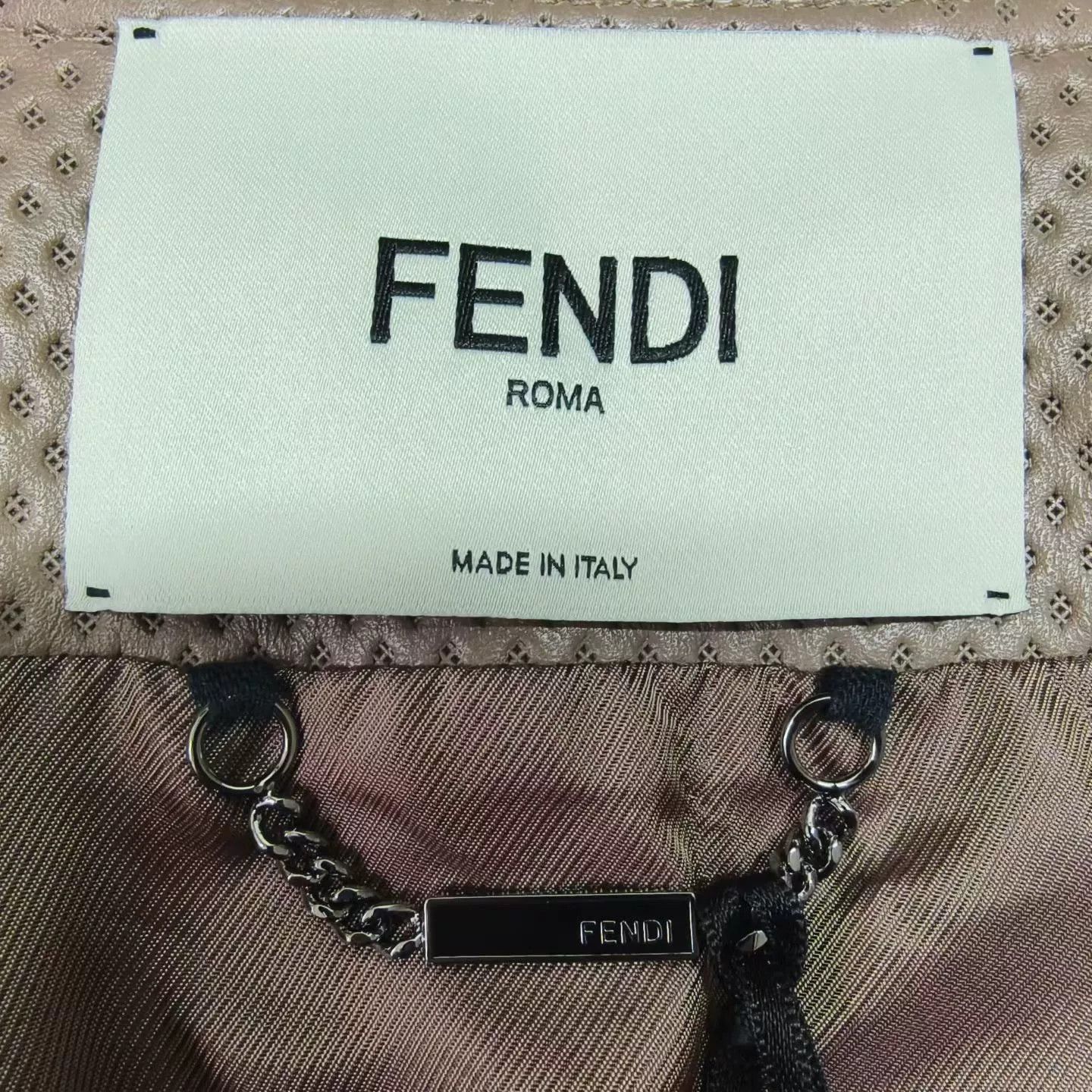 Fendi FENDI Brown Double Ribbons Cropped Jacket Size XS / US 0-2 / IT 36-38 - 4 Thumbnail
