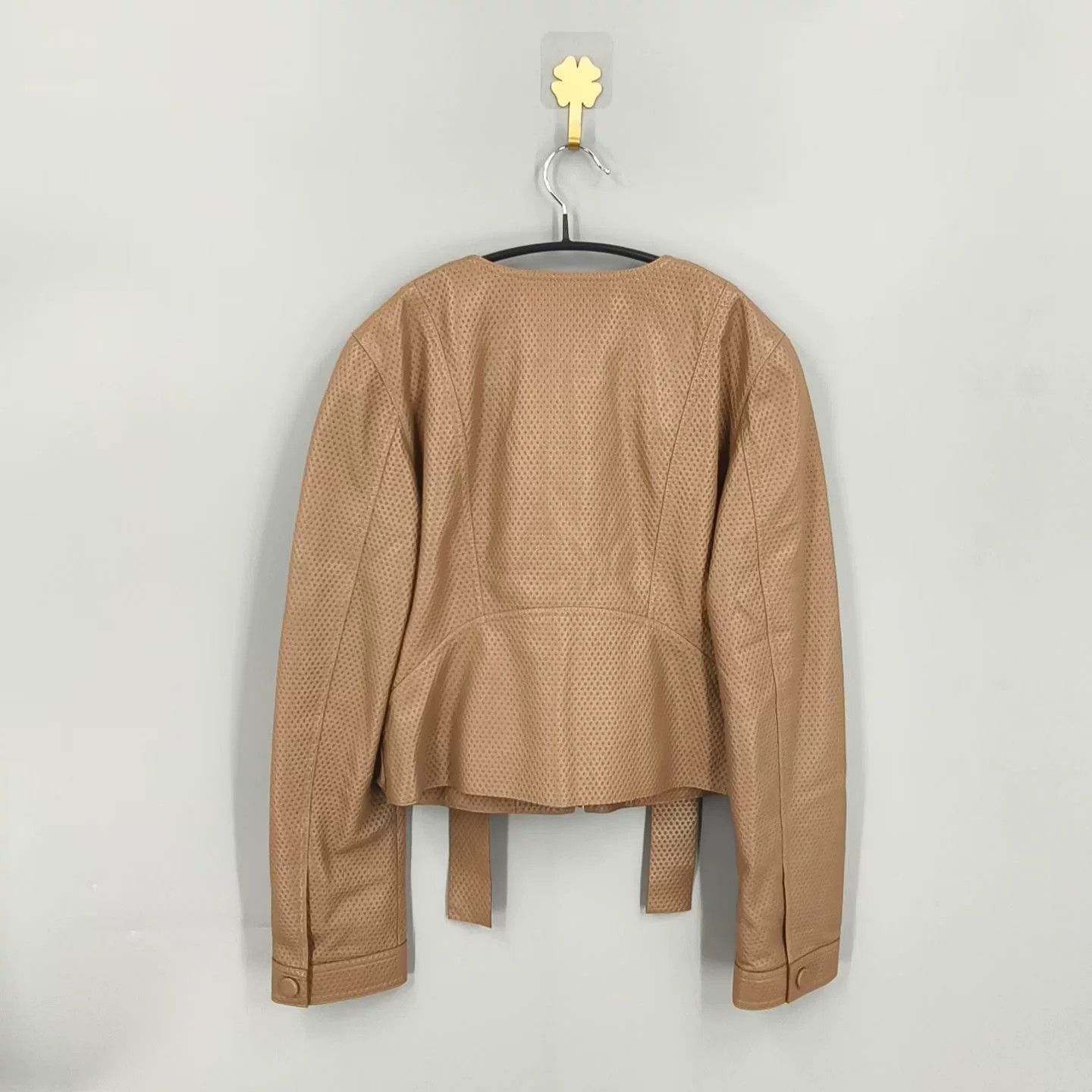 Fendi FENDI Brown Double Ribbons Cropped Jacket Size XS / US 0-2 / IT 36-38 - 2 Thumbnail