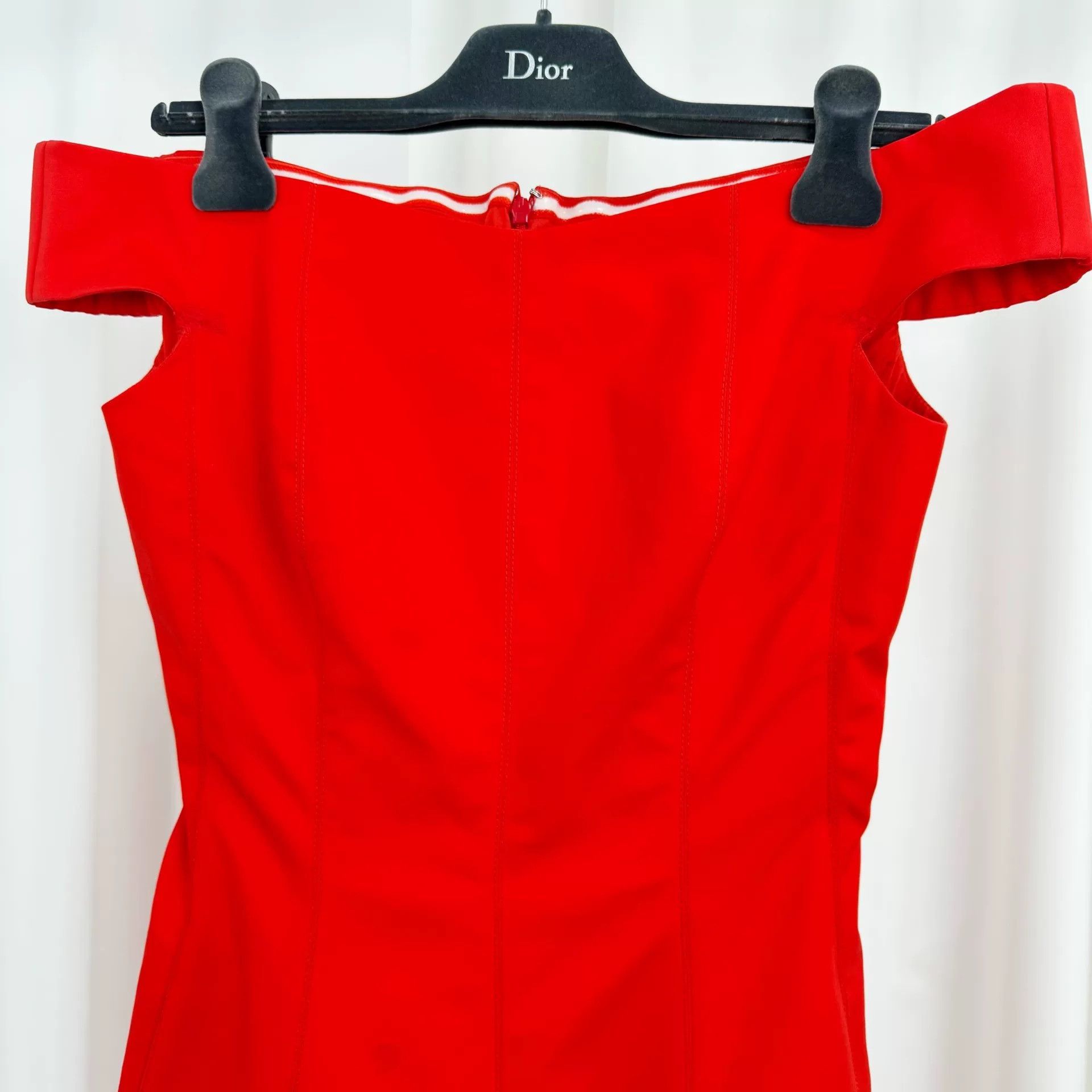 Dior Dior Off-Shoulder Waist-Cinched Dress Size XS / US 0-2 / IT 36-38 - 3 Thumbnail