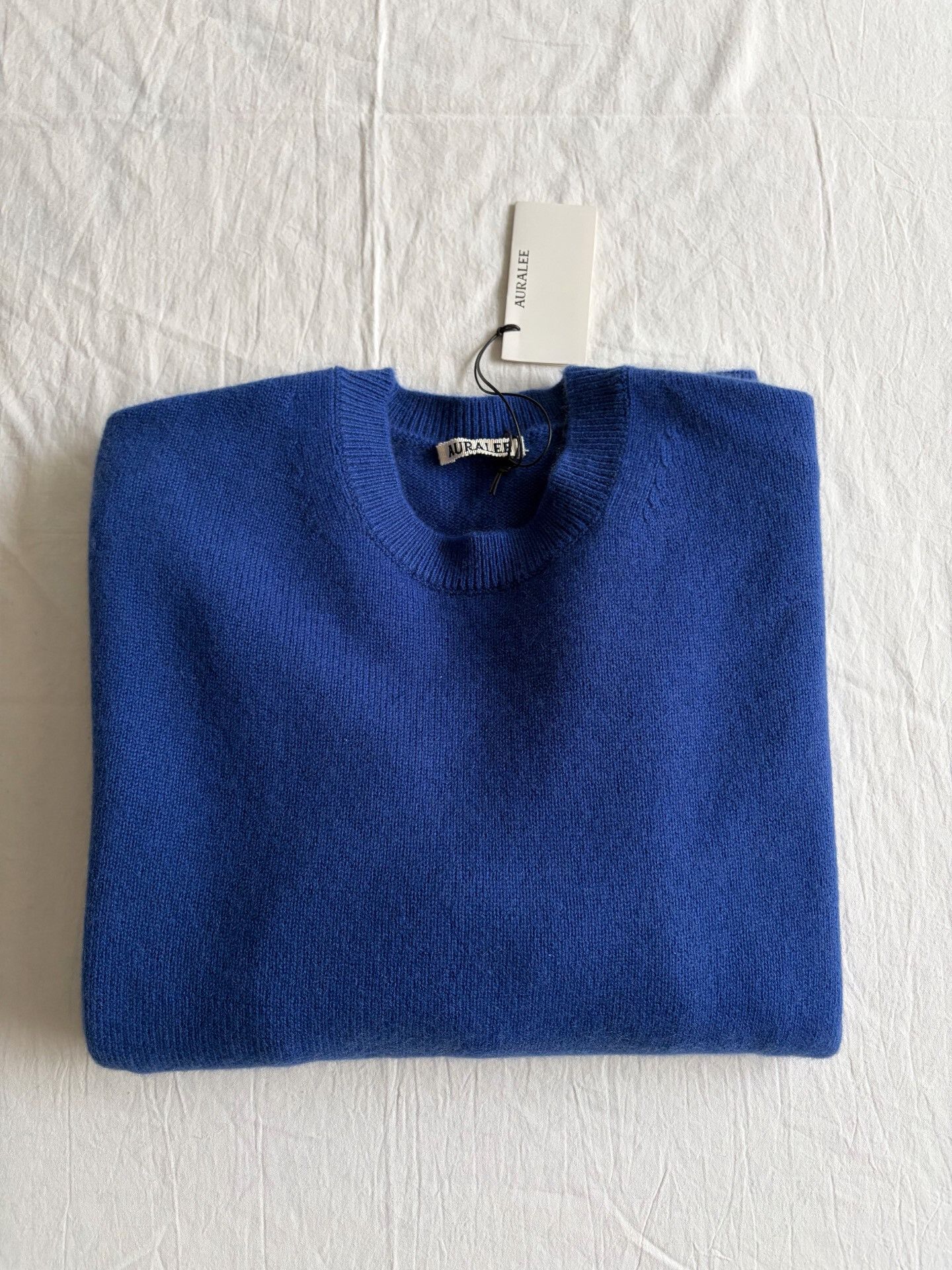 Auralee Auralee 25AW Blue Cashmere Sweater Size US M / EU 48-50 / 2 - 7 Thumbnail
