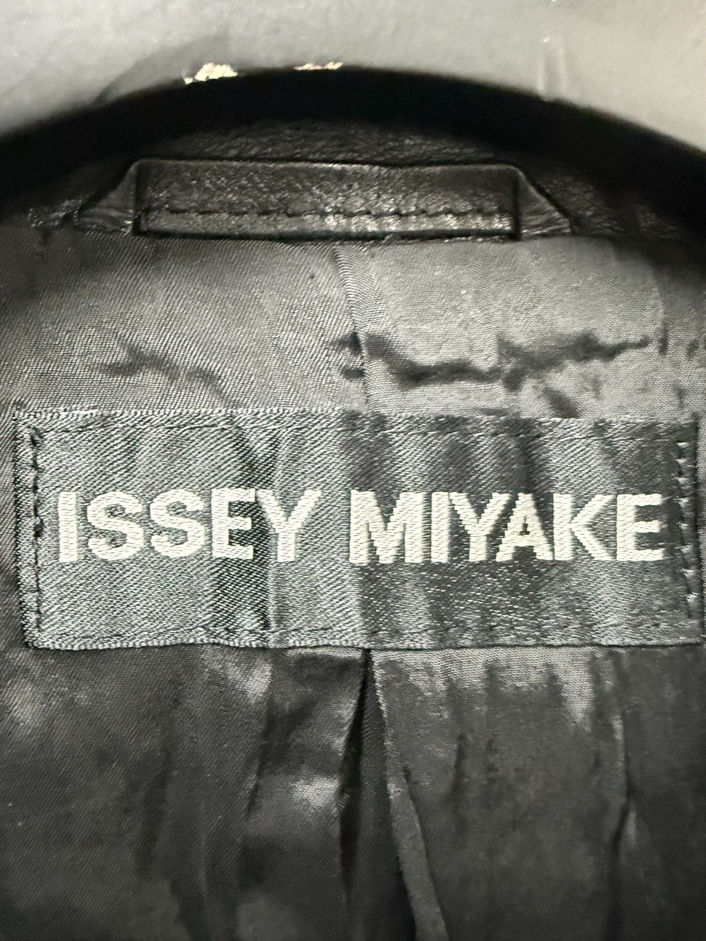 Issey Miyake Issey Miyake Black Pleated Cowhide Jacket Size US M / EU 48-50 / 2 - 6 Thumbnail