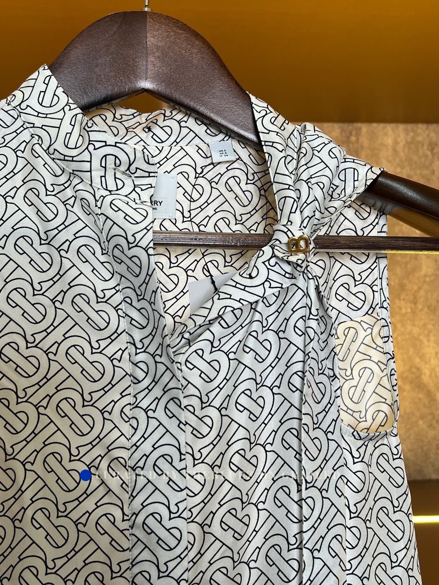 Burberry Burberry All-Over Print Silk Camisole Size M / US 6-8 / IT 42-44 - 3 Thumbnail