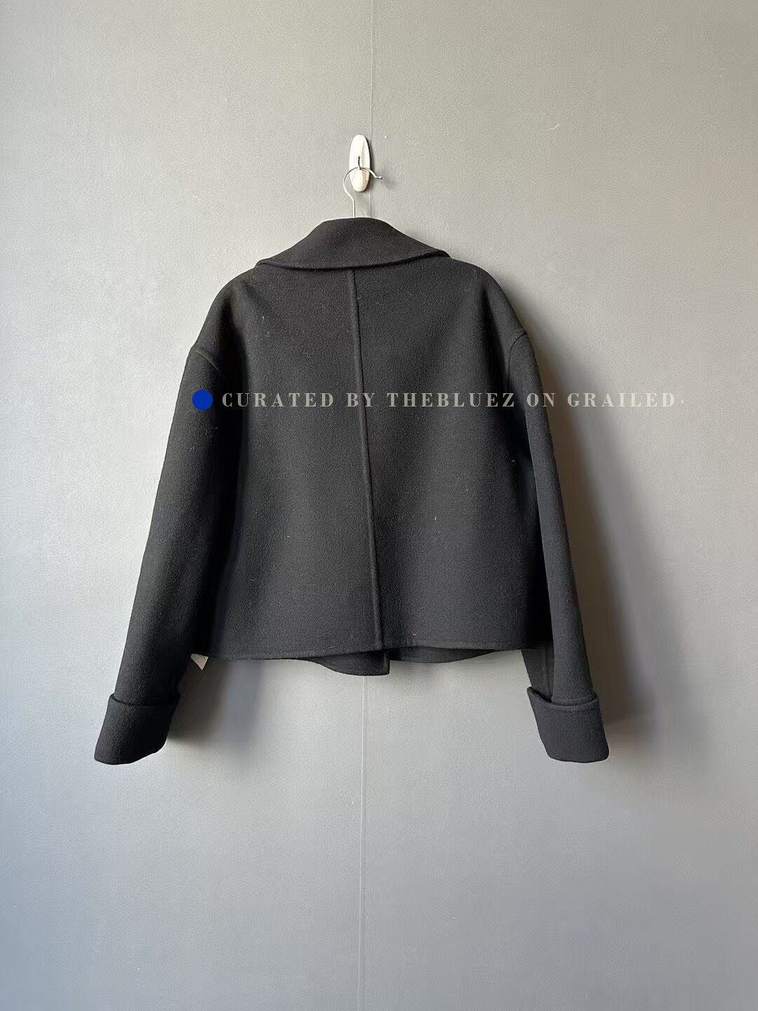 Loewe Loewe Black Wool Short Coat Size XXS / US 00 / IT 34 - 2 Thumbnail