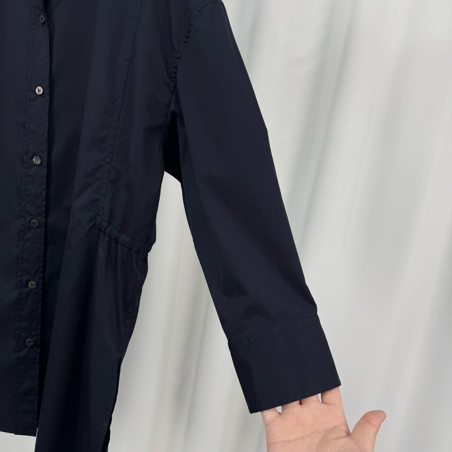 Hermes Hermes Carriage Embroidery Drawstring Shirt Dress Size XS / US 0-2 / IT 36-38 - 4 Thumbnail