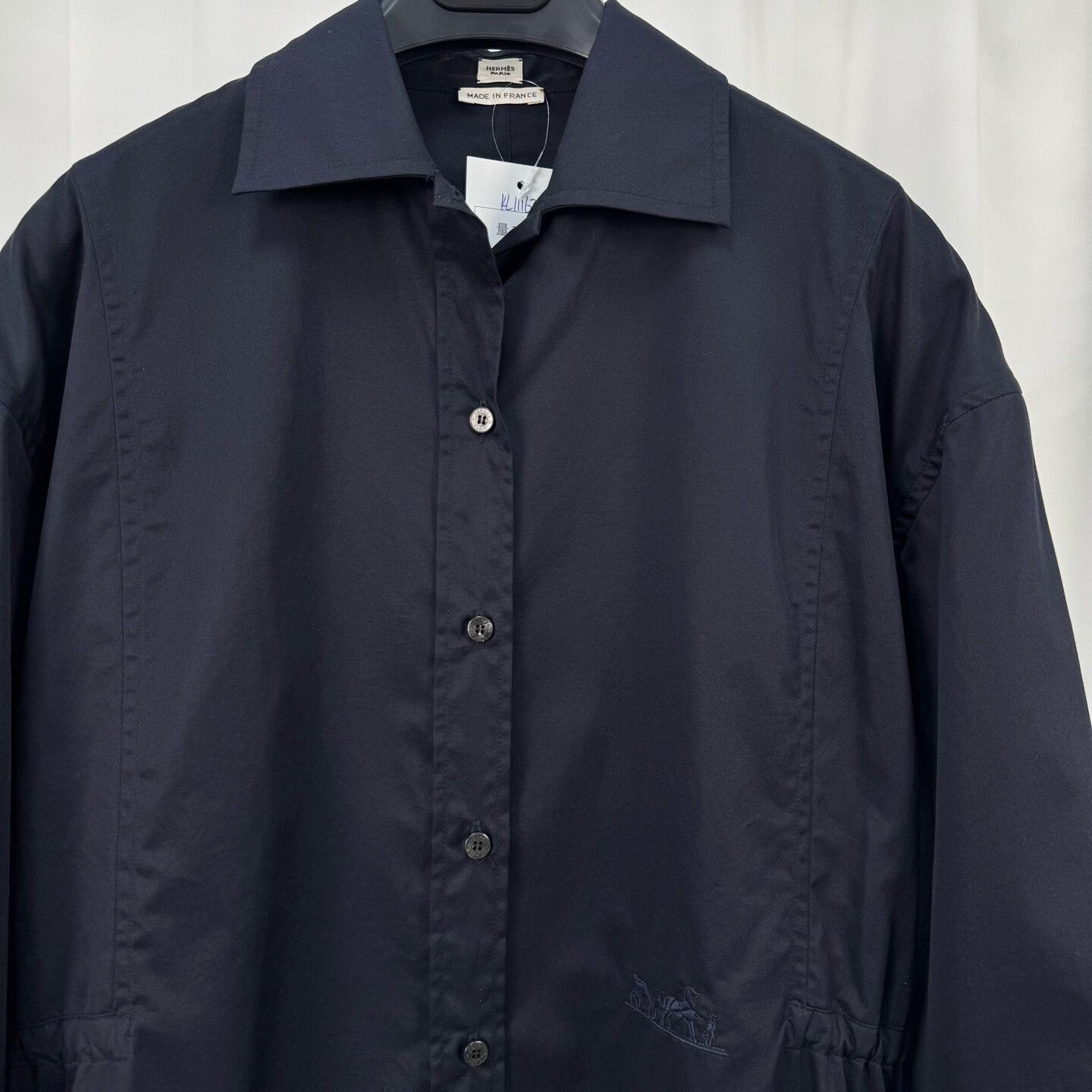 Hermes Hermes Carriage Embroidery Drawstring Shirt Dress Size XS / US 0-2 / IT 36-38 - 3 Thumbnail