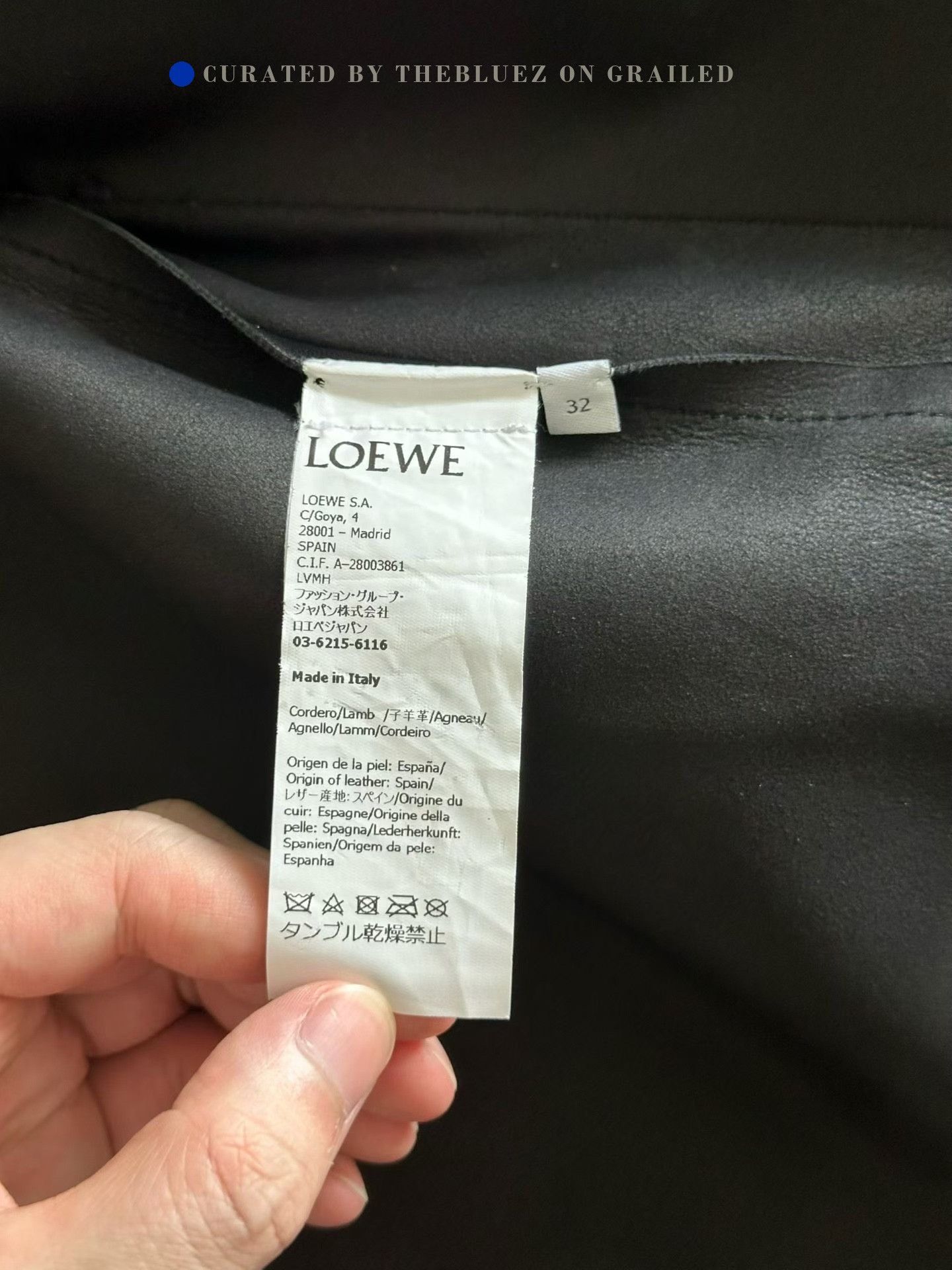 Loewe Loewe Lambskin Leather Jacket Size M / US 6-8 / IT 42-44 - 3 Thumbnail