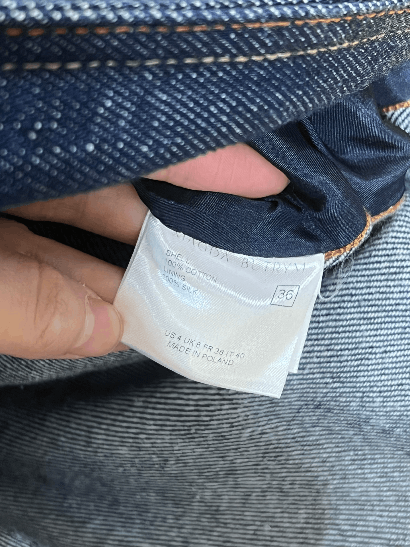 Other Magdabutrym Denim Coat Size XS / US 0-2 / IT 36-38 - 5 Thumbnail