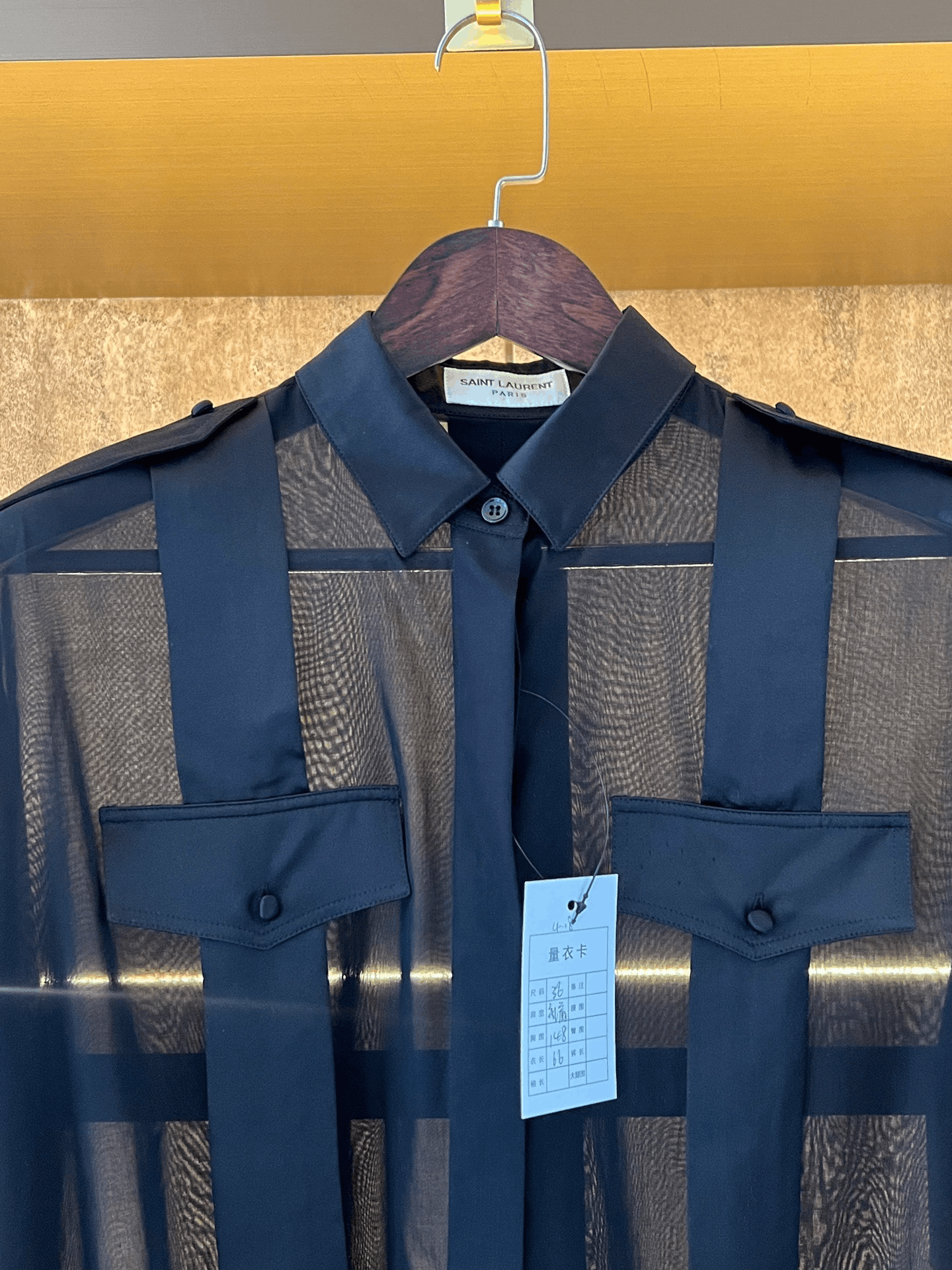 Saint Laurent Paris Saint Laurent Paris Silk Shirt Size XS / US 0-2 / IT 36-38 - 3 Thumbnail