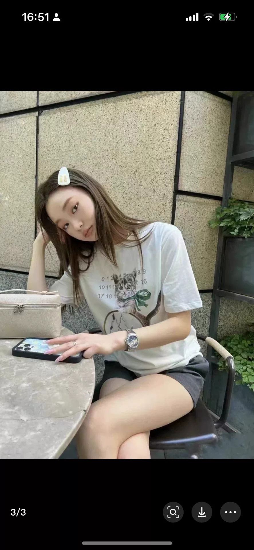 Maison Margiela Maison Margiela 24SS White Cat Print Tee Size M / US 6-8 / IT 42-44 - 6 Thumbnail