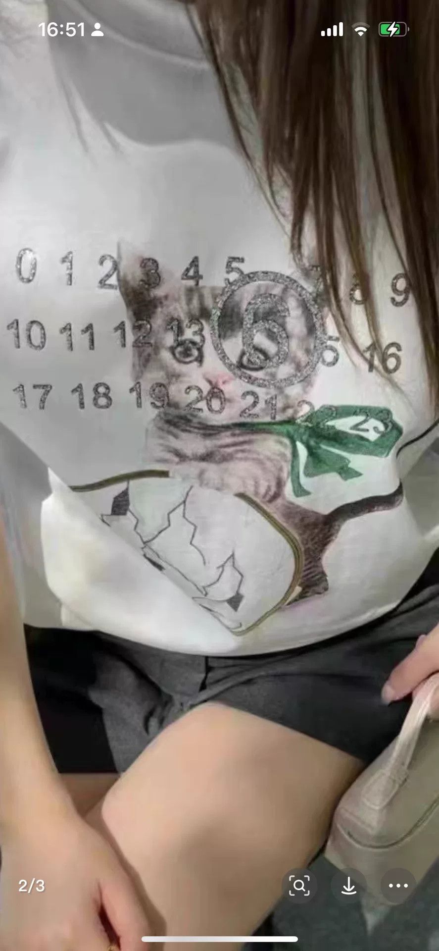 Maison Margiela Maison Margiela 24SS White Cat Print Tee Size M / US 6-8 / IT 42-44 - 5 Thumbnail