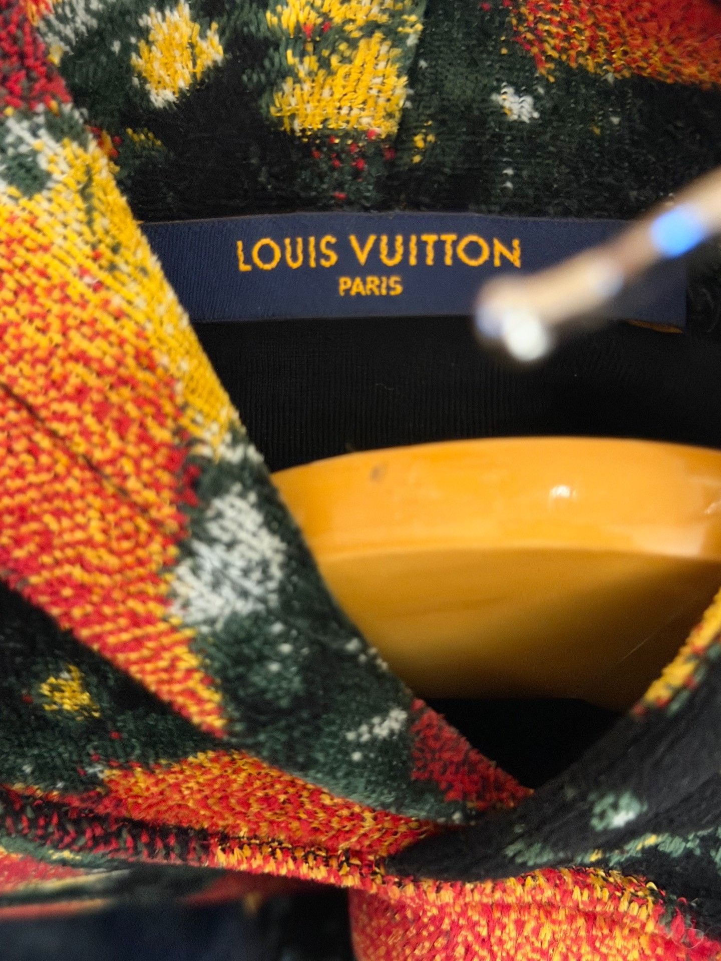 Louis Vuitton Louis Vuitton Runway Velvet Floral Hoodie Size L / US 10 / IT 46 - 4 Thumbnail
