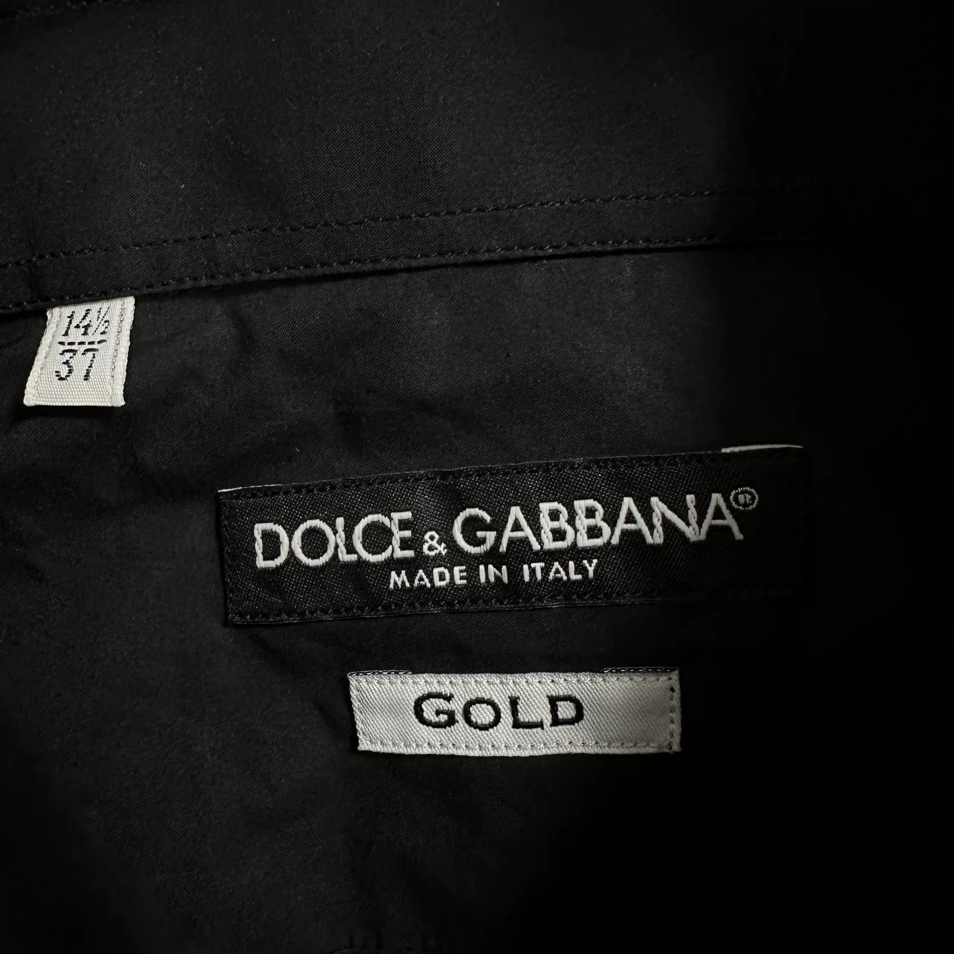 Dolce & Gabbana Dolce Gabbana Black Runway Printed Shirt Size M / US 6-8 / IT 42-44 - 5 Thumbnail