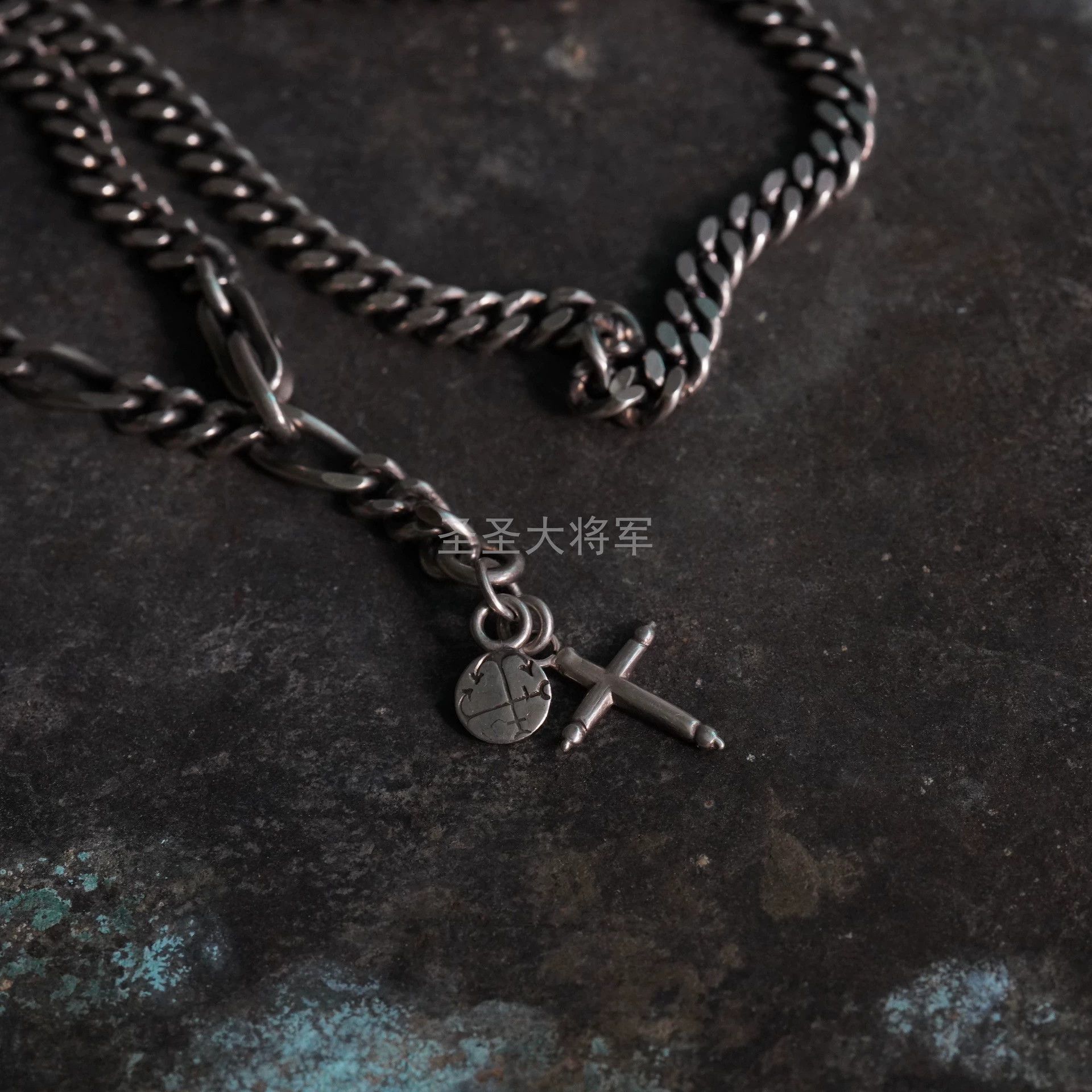 Werkstatt Munchen Silver Cross Pendant Chain Necklace Size ONE SIZE - 5 Thumbnail