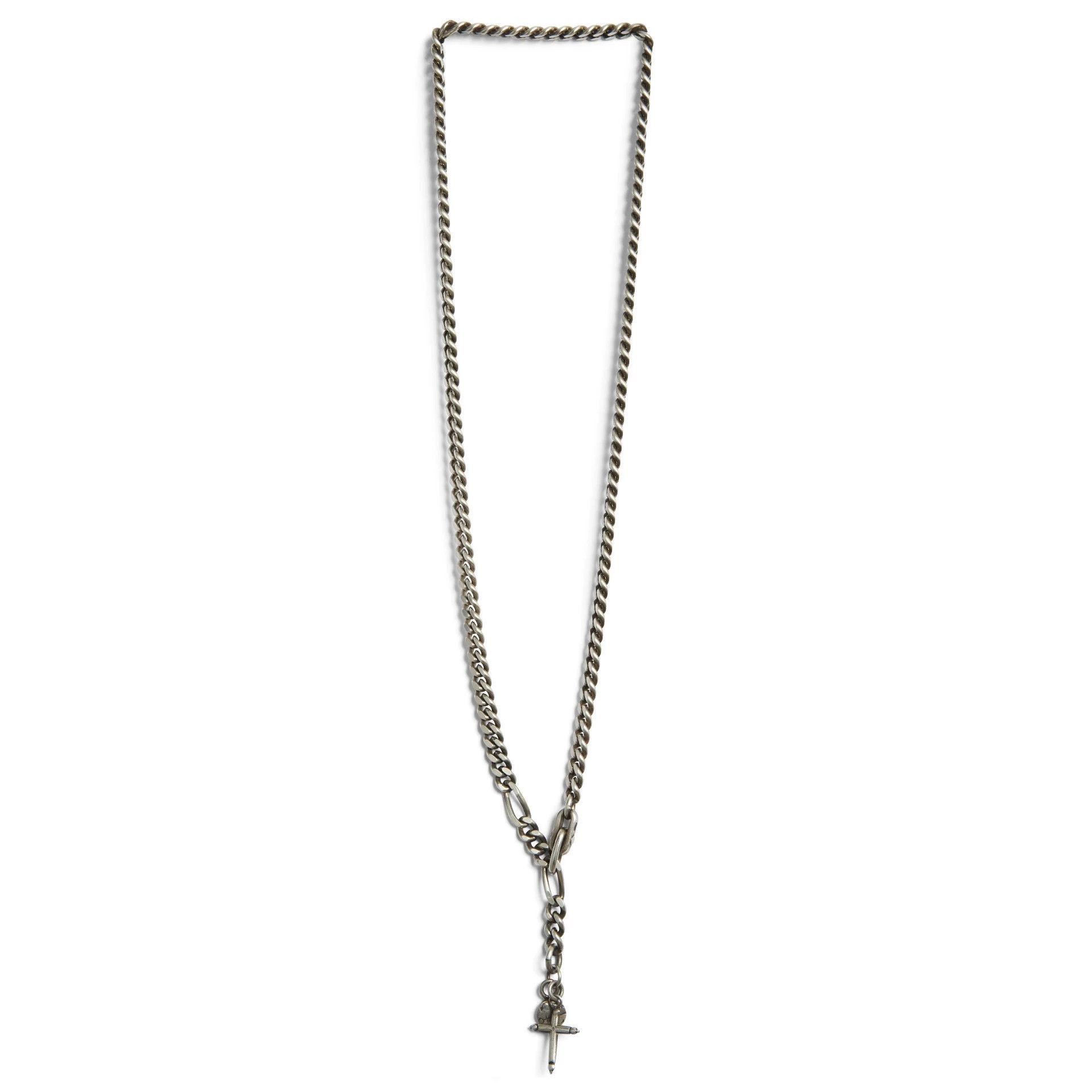 Werkstatt Munchen Silver Cross Pendant Chain Necklace Size ONE SIZE - 2 Thumbnail