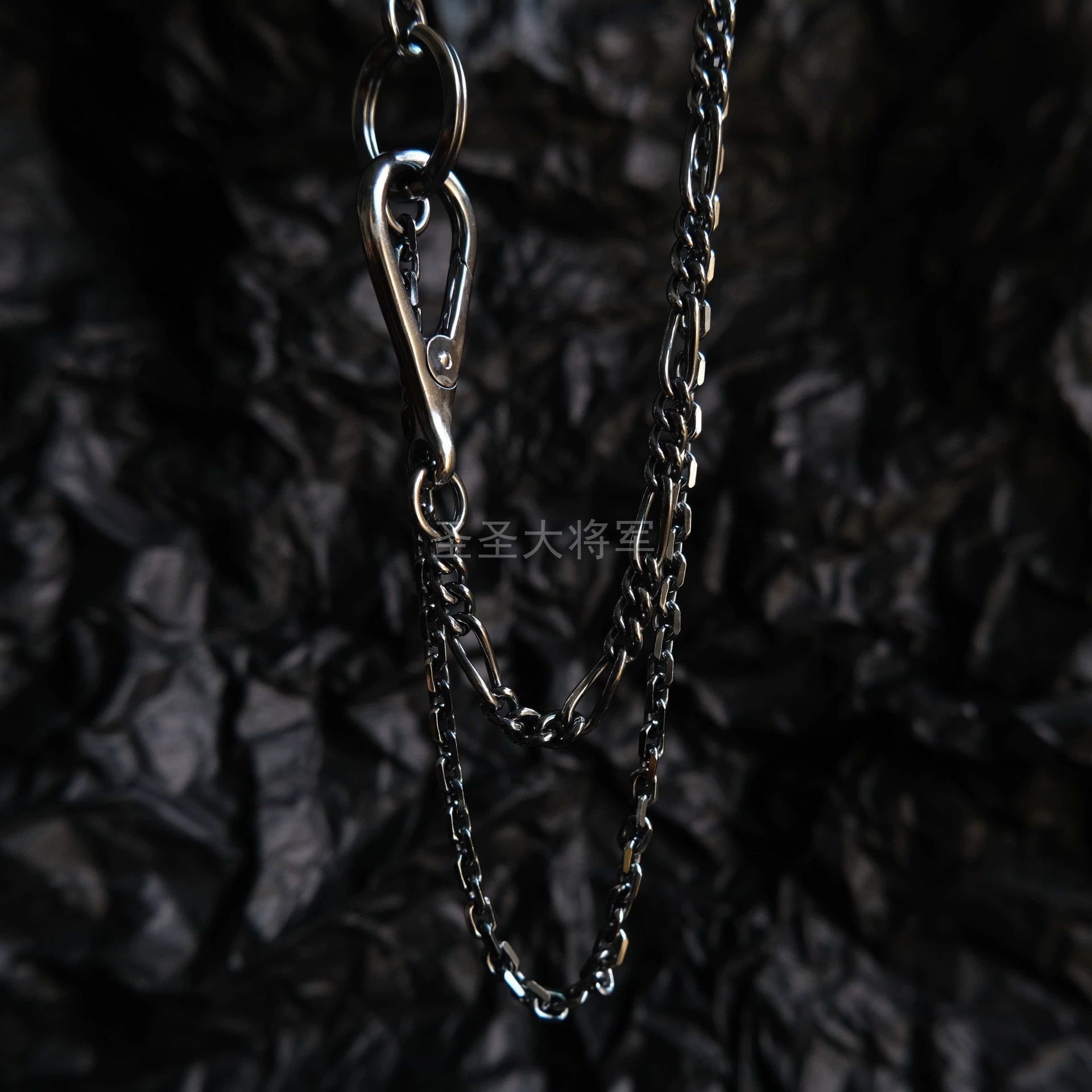 Chin Teo Silver Double Chain Link Necklace Size ONE SIZE - 2 Thumbnail