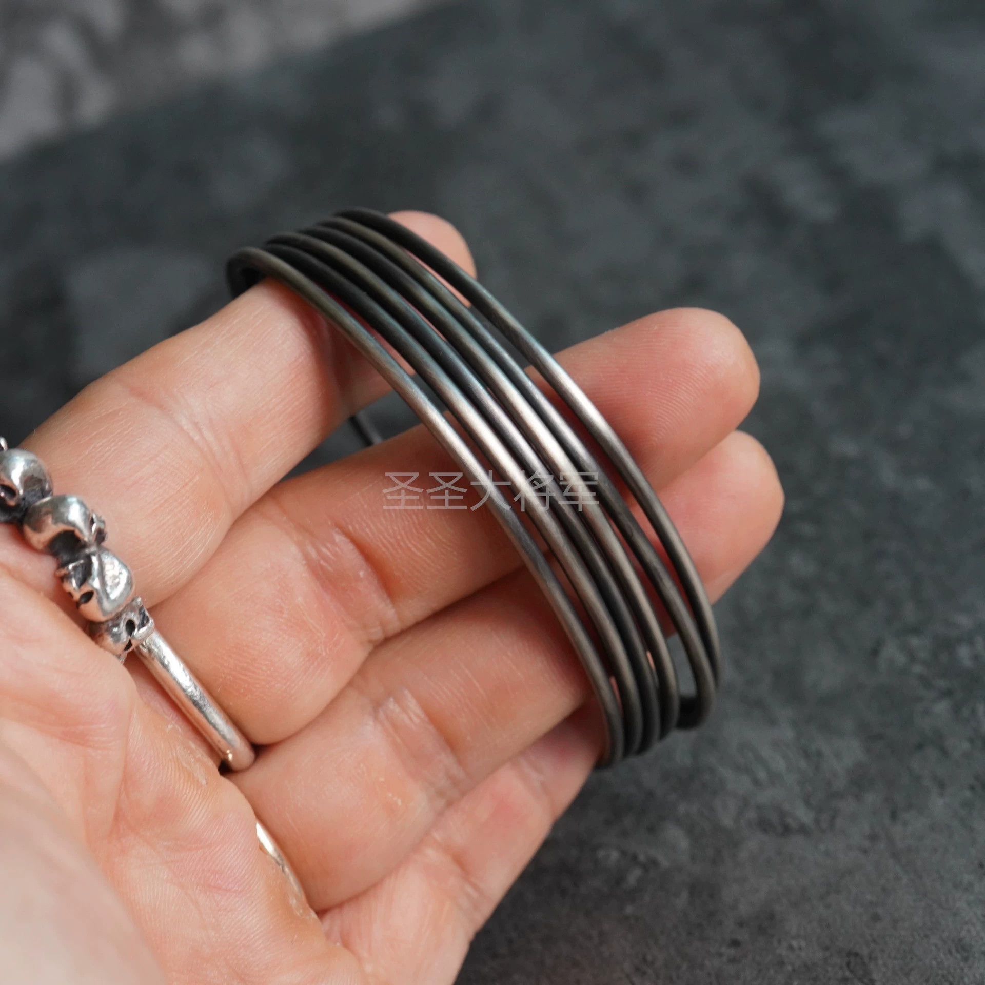 DETAJ Silver Multi-Strand Cuff Bracelet Size ONE SIZE - 5 Thumbnail