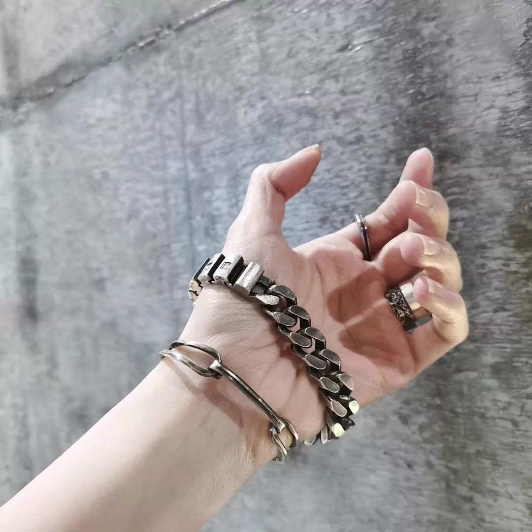 Werkstatt Munchen Silver Chain Link Bracelet Size ONE SIZE - 2 Thumbnail