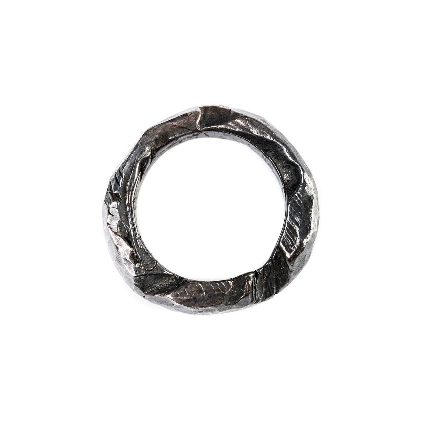 Chin Teo Textured Silver Ring Size ONE SIZE - 2 Thumbnail