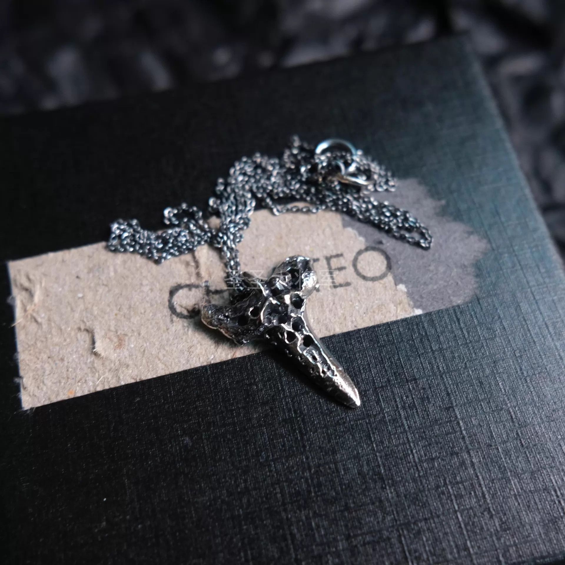 Chin Teo Silver Tooth Pendant Necklace Size ONE SIZE - 4 Thumbnail