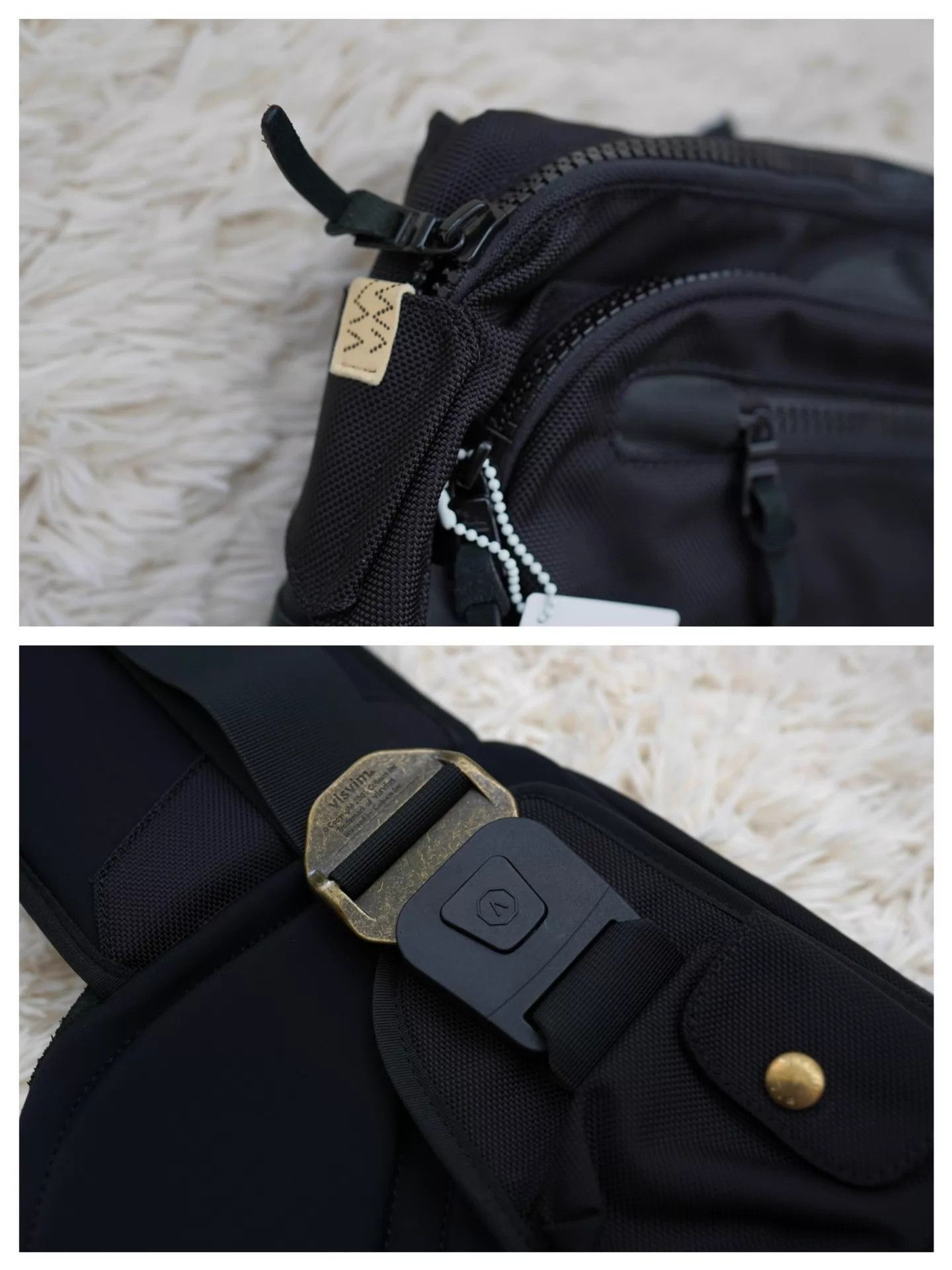 Visvim Black Belt Bag with Multiple Pockets Size ONE SIZE - 2 Thumbnail