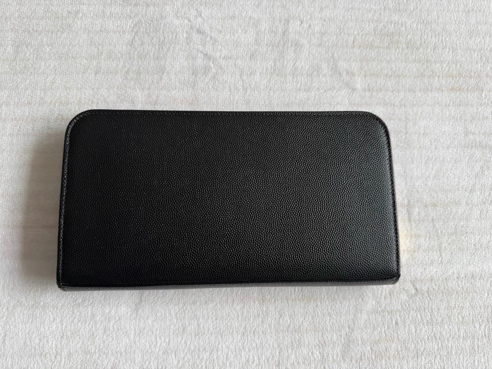 Saint Laurent Paris Black Leather Long Wallet Size ONE SIZE - 2 Thumbnail