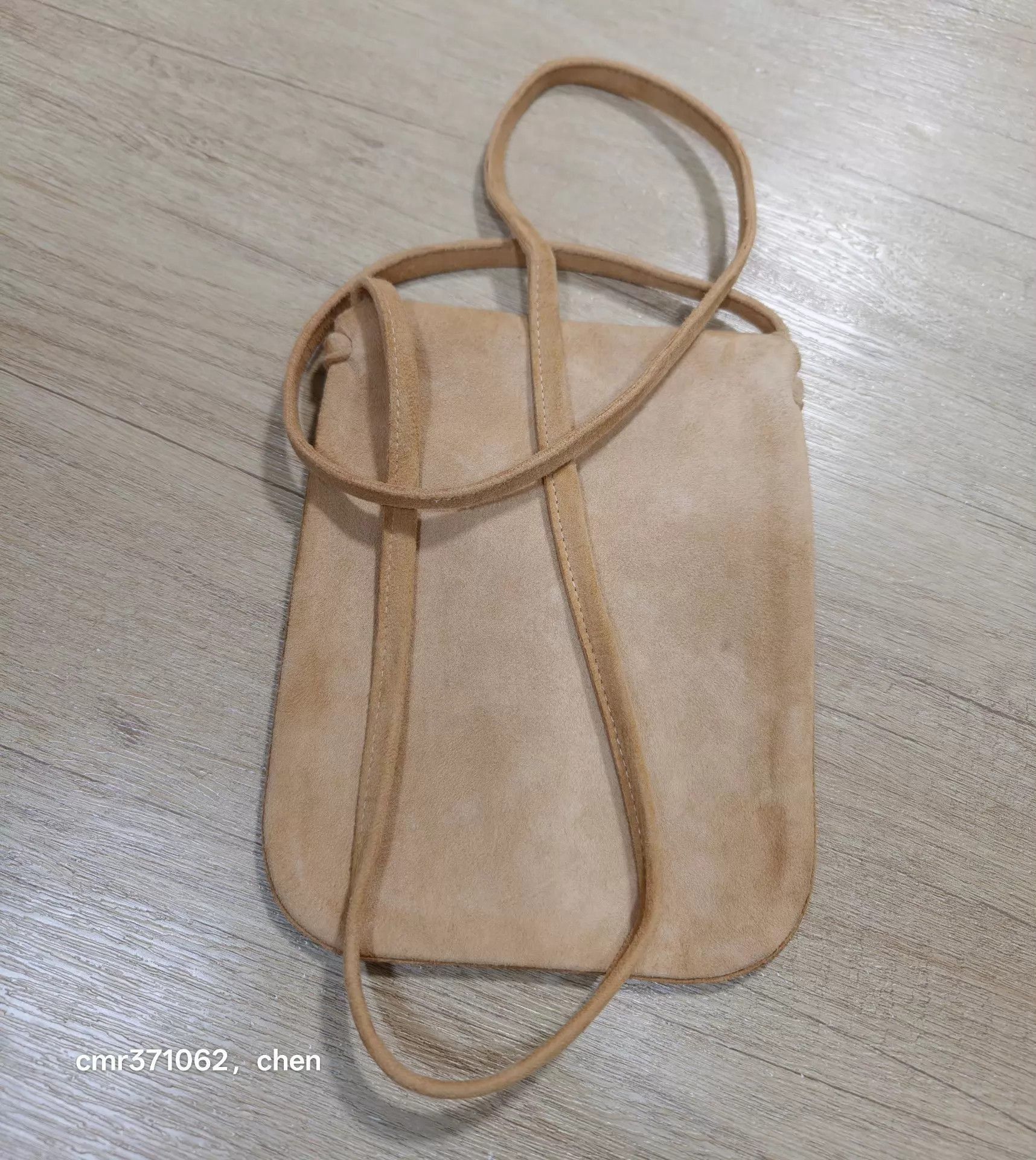 Visvim Beige Suede Crossbody Bag with Button Closure Size ONE SIZE - 5 Thumbnail