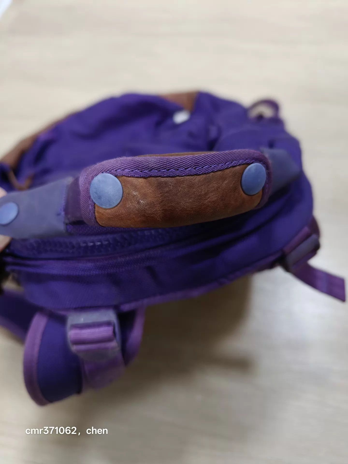 Visvim Purple Backpack with Leather Accents Size ONE SIZE - 6 Thumbnail