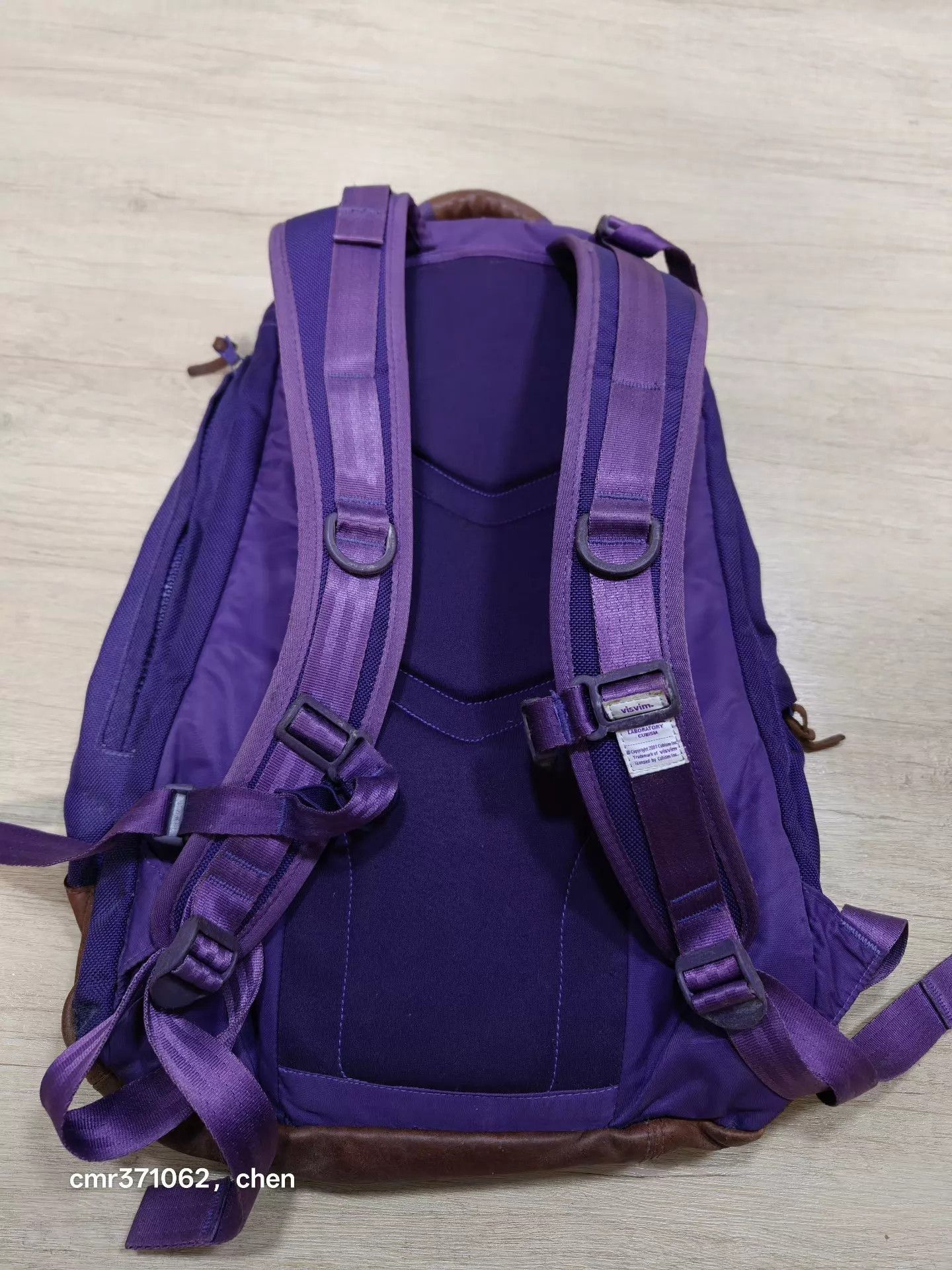 Visvim Purple Backpack with Leather Accents Size ONE SIZE - 5 Thumbnail