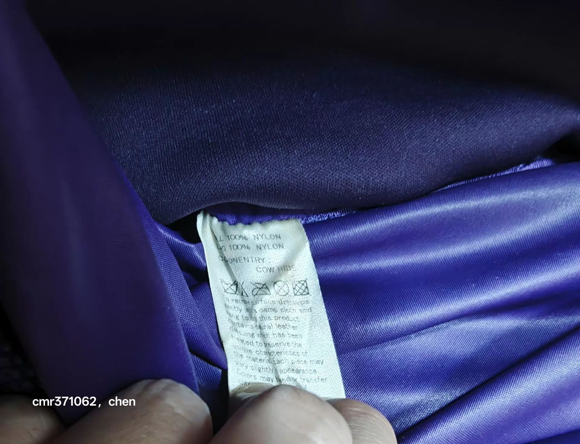 Visvim Purple Backpack with Leather Accents Size ONE SIZE - 9 Thumbnail