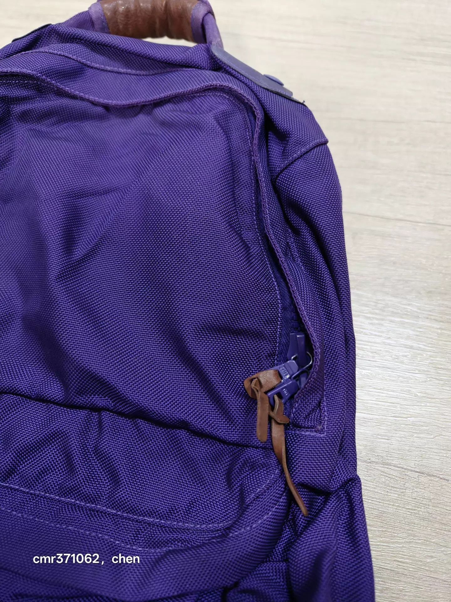 Visvim Purple Backpack with Leather Accents Size ONE SIZE - 3 Thumbnail