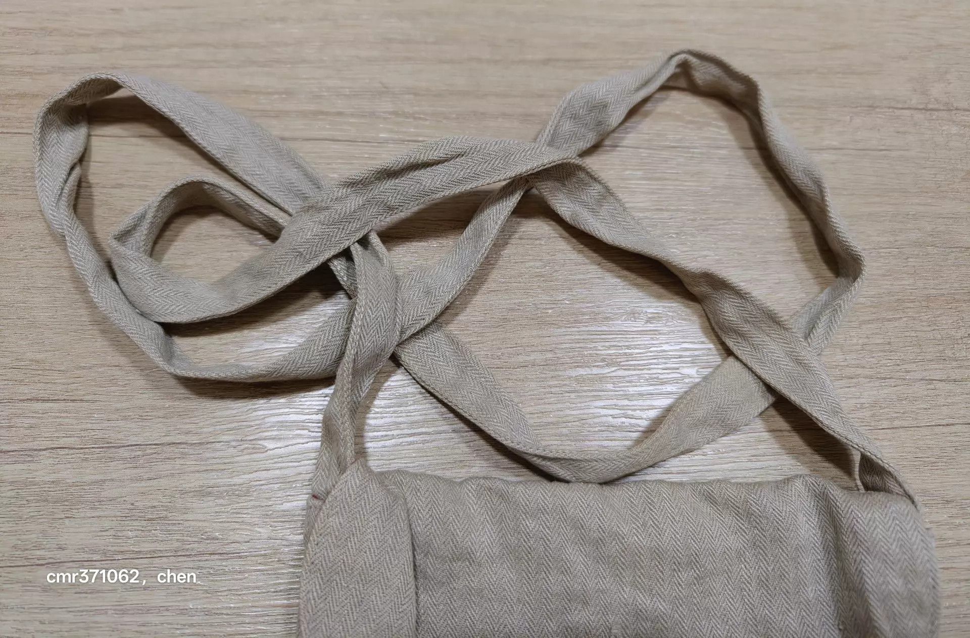 Visvim Beige Herringbone Crossbody Bag with Button Closure Size ONE SIZE - 5 Thumbnail