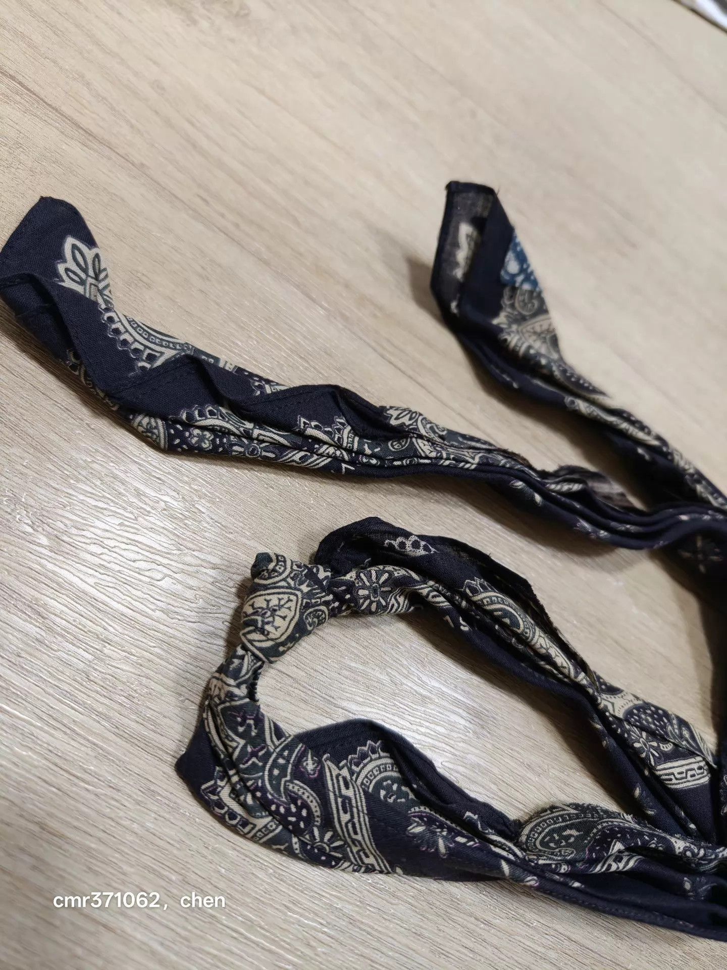Visvim Black Bandana Print Scarf Size ONE SIZE - 2 Thumbnail