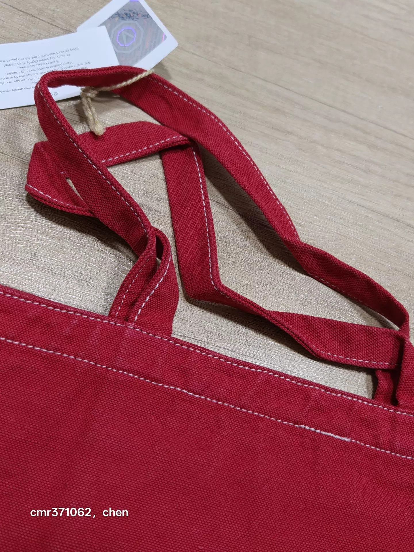Visvim Red Canvas Tote Bag with White Bandana Print Size ONE SIZE - 5 Thumbnail
