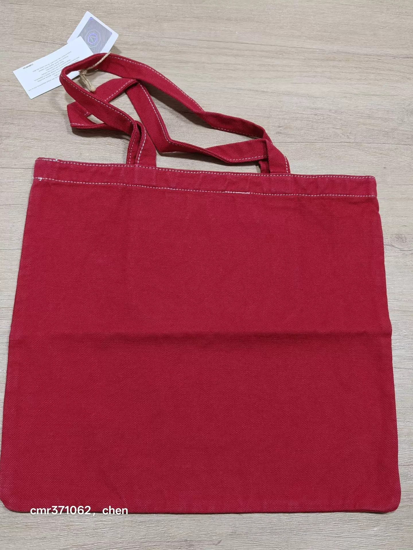 Visvim Red Canvas Tote Bag with White Bandana Print Size ONE SIZE - 4 Thumbnail