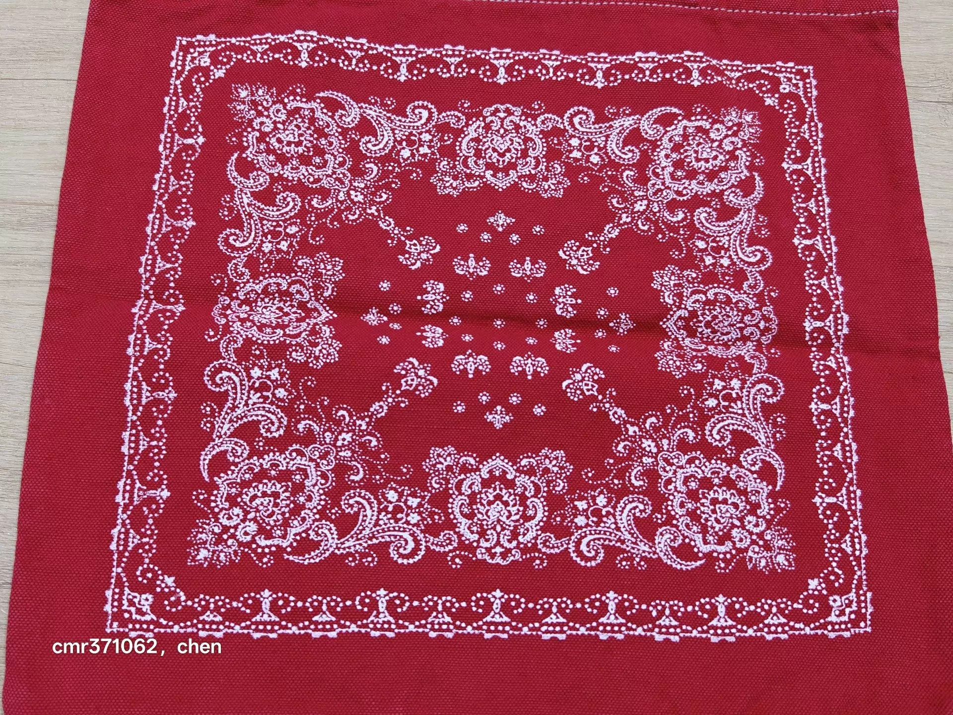 Visvim Red Canvas Tote Bag with White Bandana Print Size ONE SIZE - 3 Thumbnail