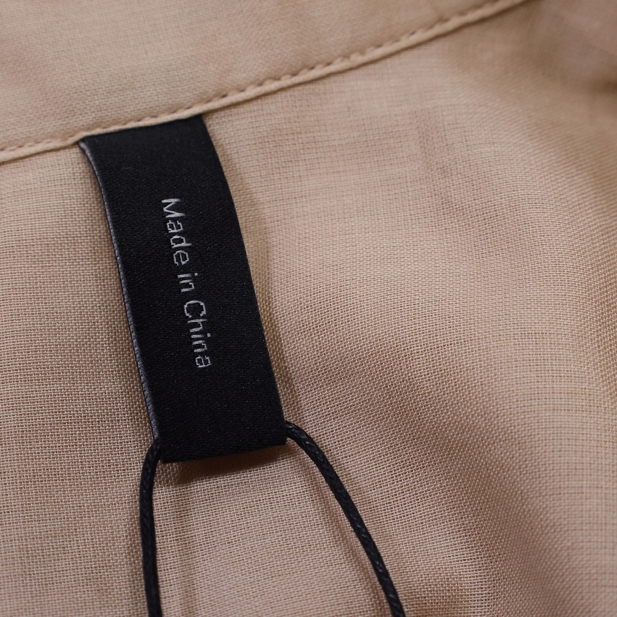 Theory Theory Hidden-Buttoned Shirt in Beige Cotton Size XS / US 0-2 / IT 36-38 - 6 Thumbnail