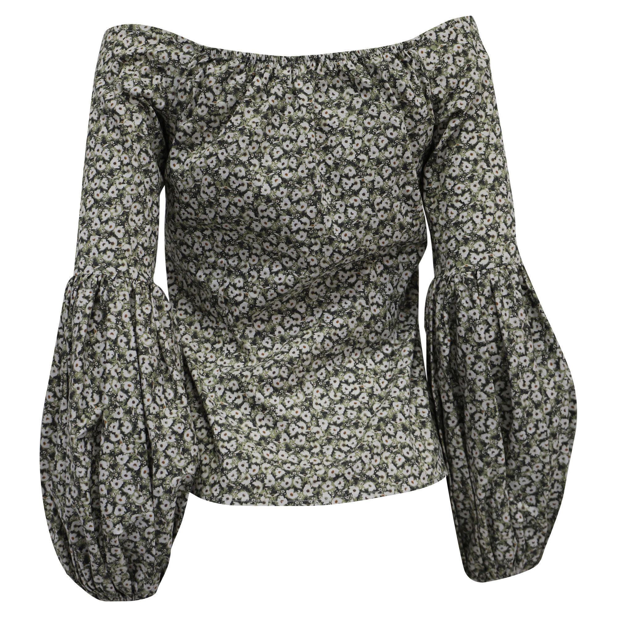 CAROLINE CONSTAS Caroline Constas Off Shoulder Gisele Blouse in Floral print Size XS / US 0-2 / IT 36-38 - 4 Thumbnail