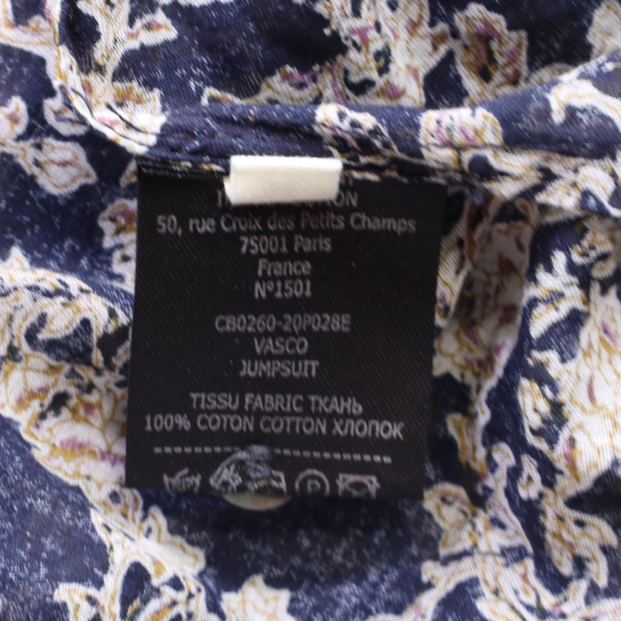 Isabel Marant Isabel Marant Étoile Vasco Floral Printed Jumpsuit in Multi Size 26" / US 2 / IT 38 - 6 Thumbnail