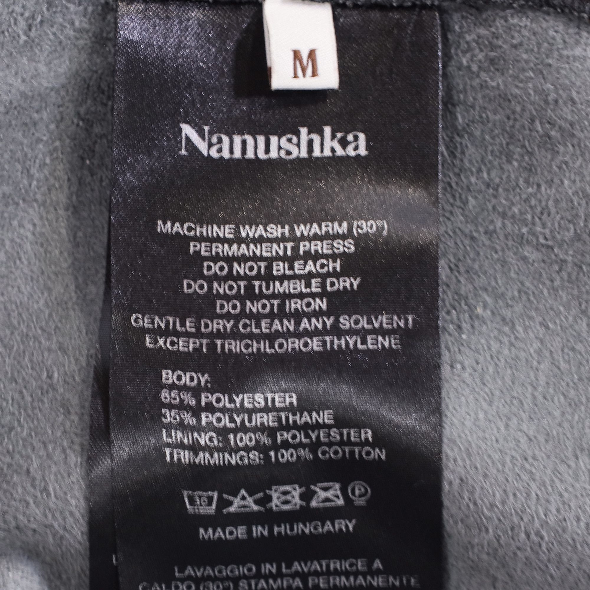 Nanushka Nanushka Ethan Vegan Leather Pants In Burgundy Polyester Size 25" / US 0 / IT 36 - 5 Thumbnail