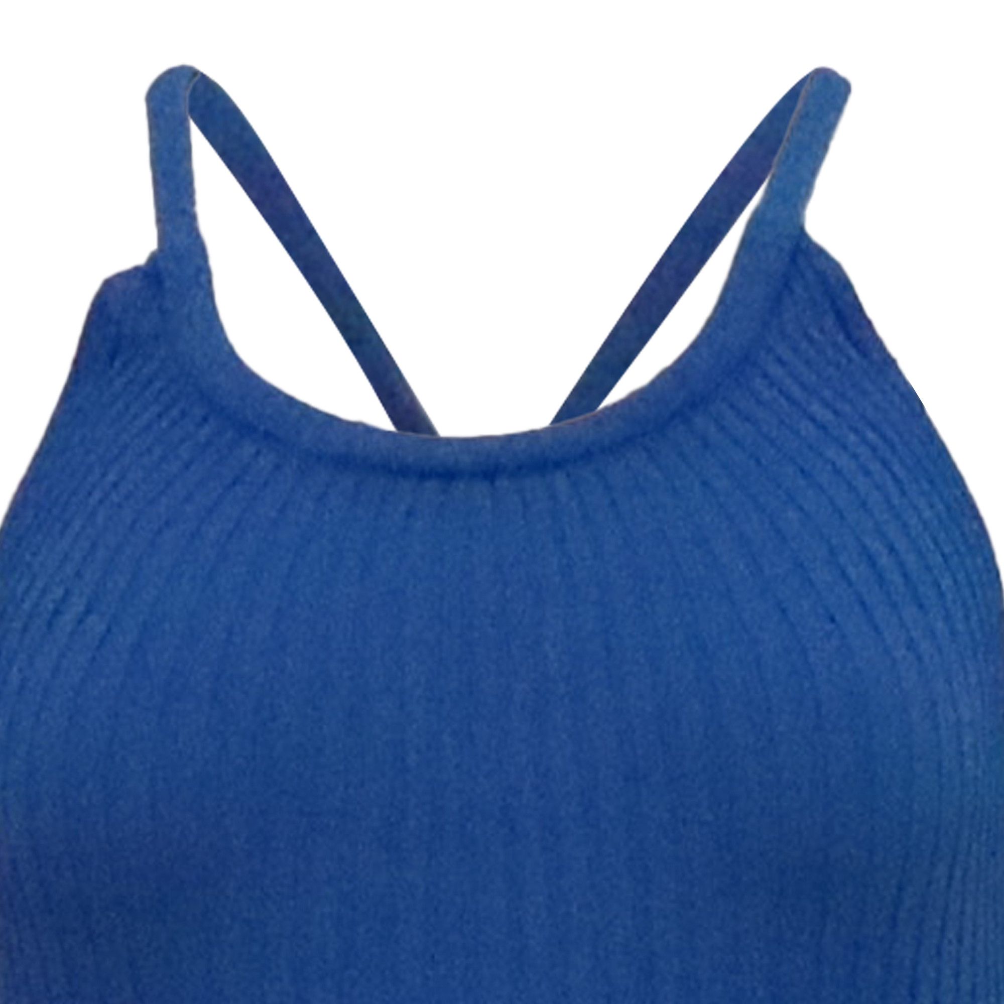 Proenza Schouler Proenza Schouler Vida Ribbed-Knit Midi Dress in Blue Viscos Size XXS / US 00 / IT 34 - 2 Thumbnail