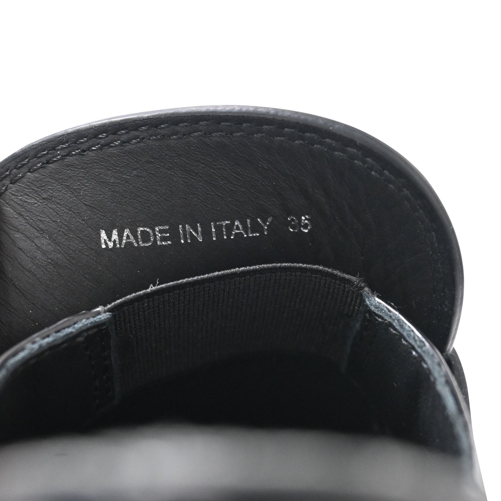 Prada Prada Brushed Platform Loafers in Black Leather Size US 5 / IT 35 - 8 Thumbnail