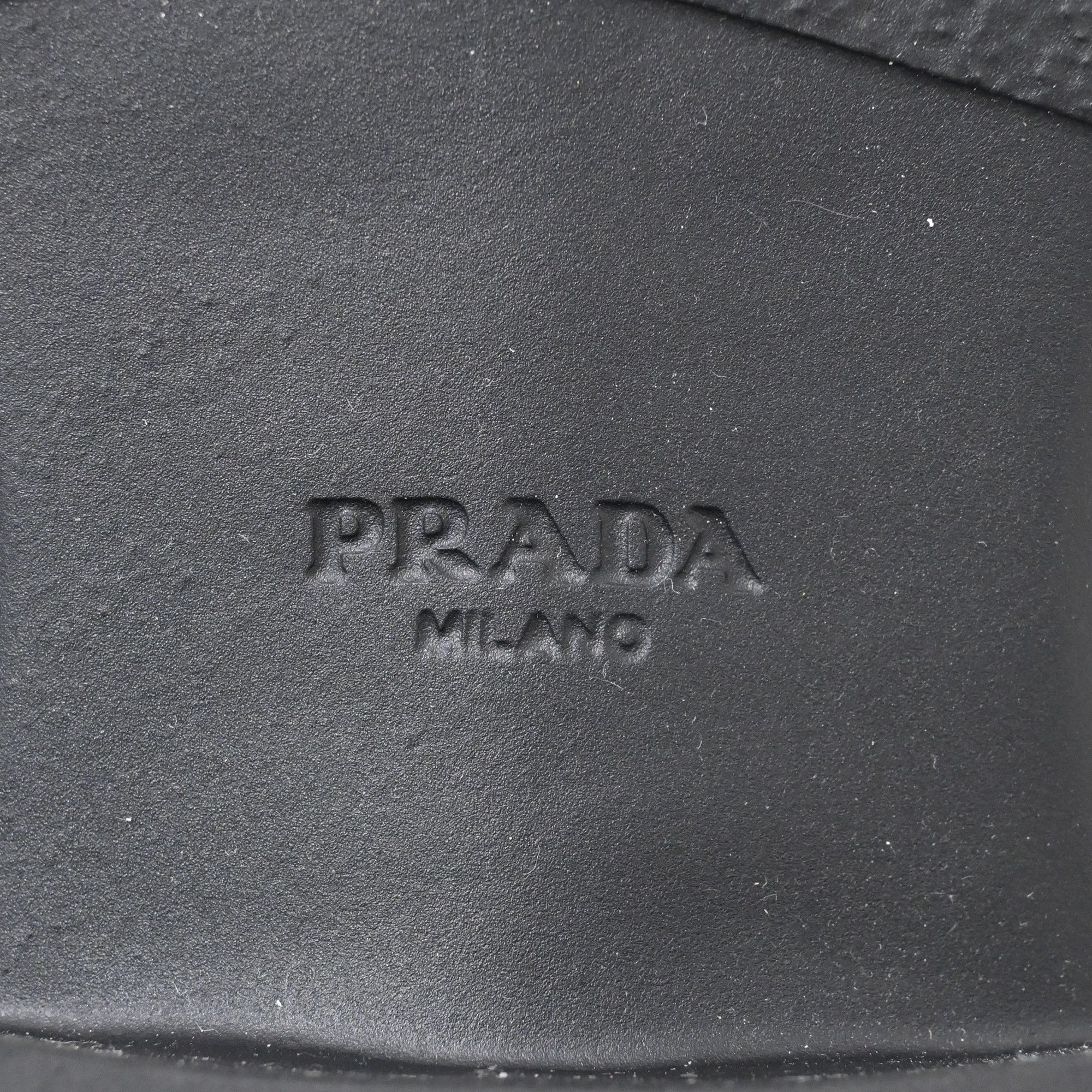 Prada Prada Brushed Platform Loafers in Black Leather Size US 5 / IT 35 - 7 Thumbnail