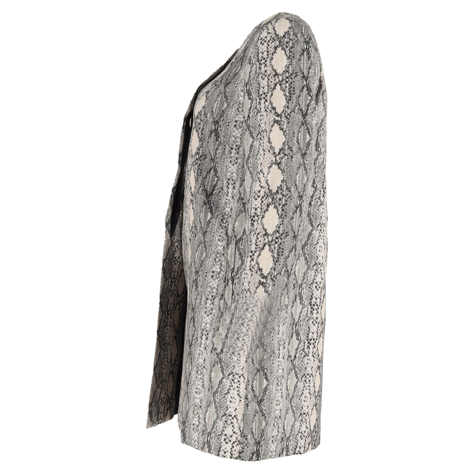Max Mara Max Mara Studio Panetto Coat in Animal Print Viscose Size S / US 4 / IT 40 - 2 Thumbnail