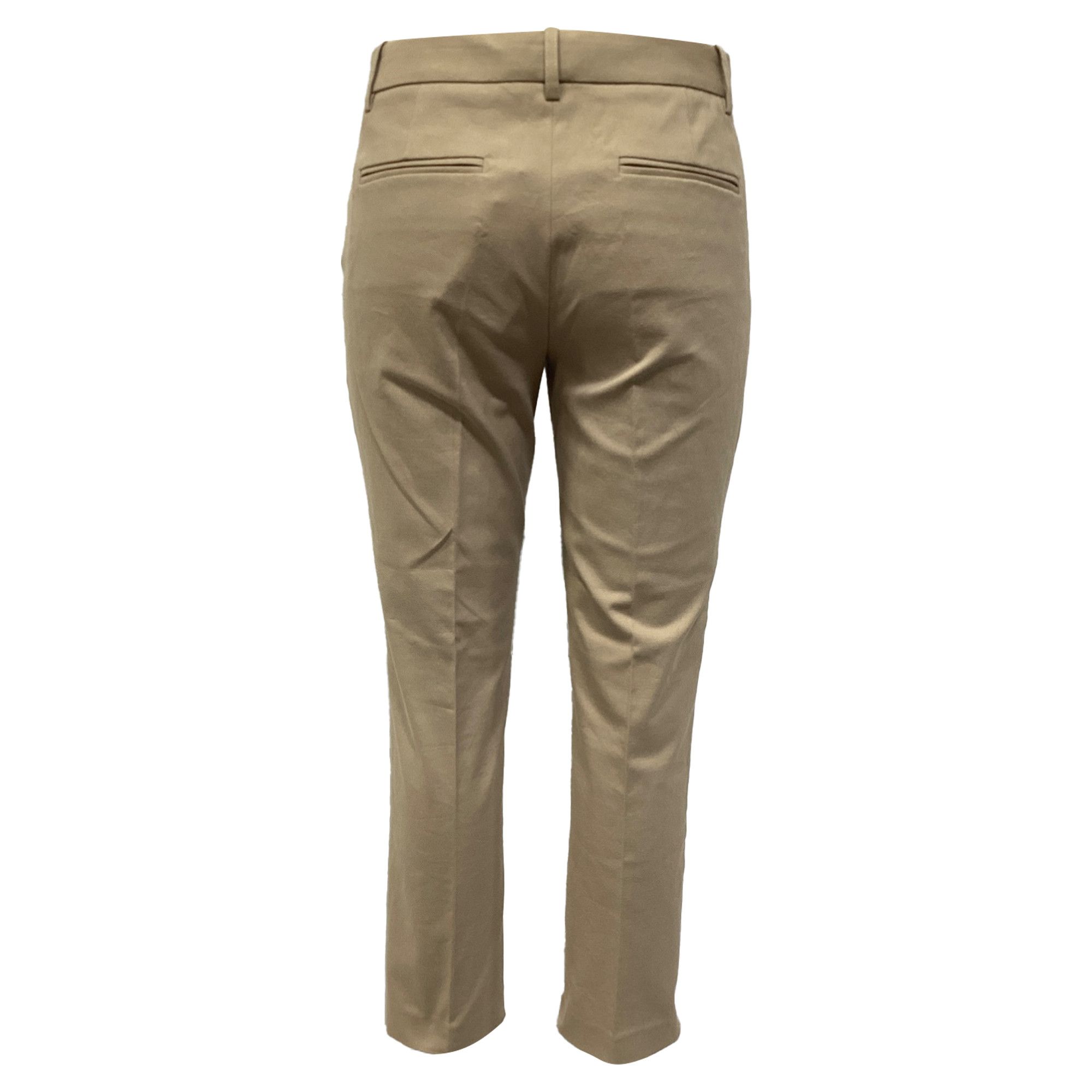 Theory Theory Cropped Pants in Beige Cotton Size 24" / US 00 / IT 34 - 2 Thumbnail