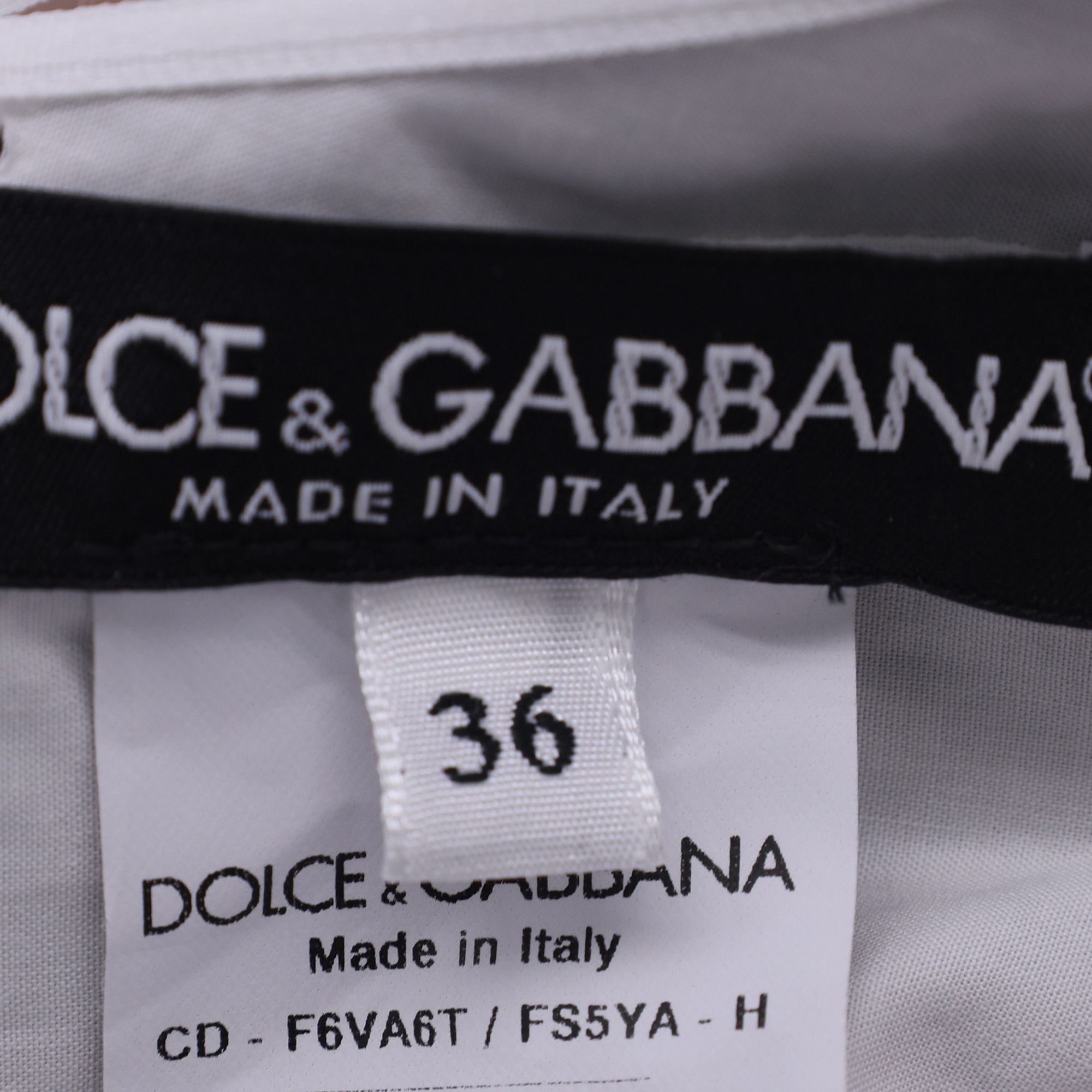 Dolce & Gabbana Dolce & Gabbana Striped Midi Dress in Multicolor Cotton Size XXS / US 00 / IT 34 - 4 Thumbnail