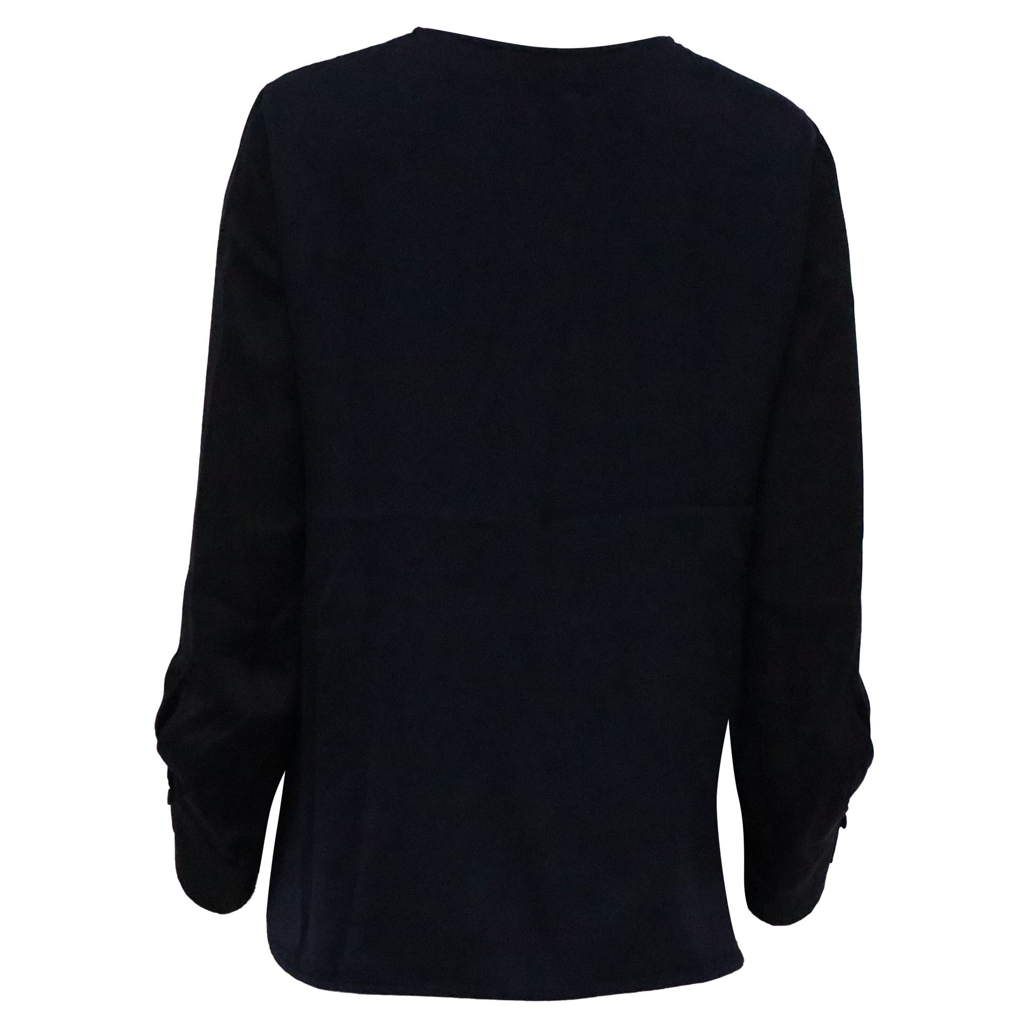 Stella McCartney Stella McCartney Blouse in Navy Blue Silk Size XXS / US 00 / IT 34 - 4 Thumbnail