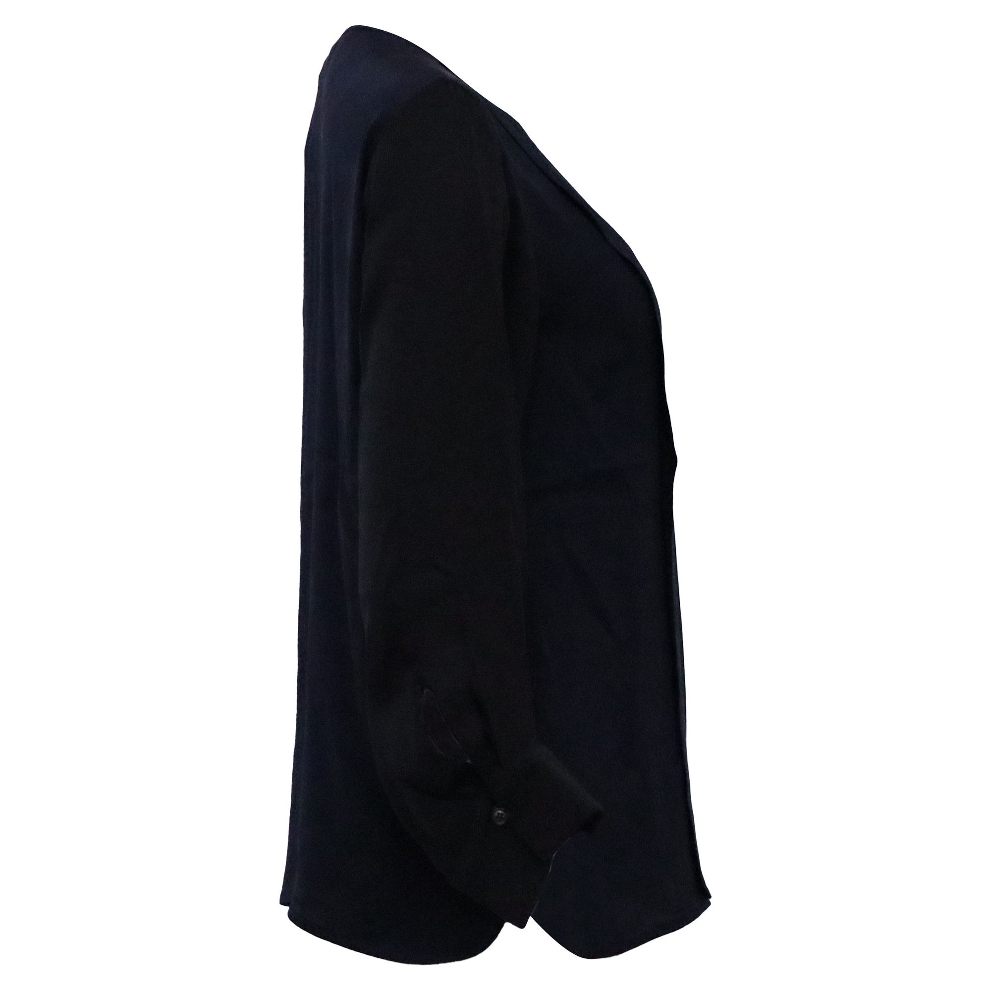 Stella McCartney Stella McCartney Blouse in Navy Blue Silk Size XXS / US 00 / IT 34 - 3 Thumbnail