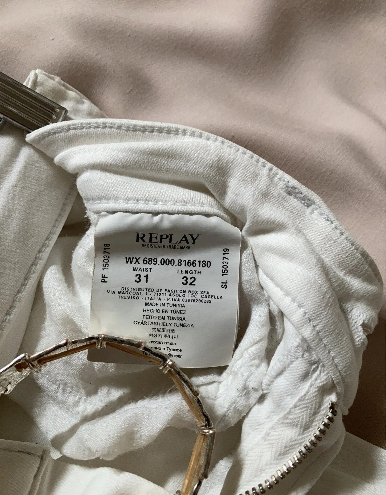 Replay Replay LUZ Jeans Size 31" - 3 Thumbnail